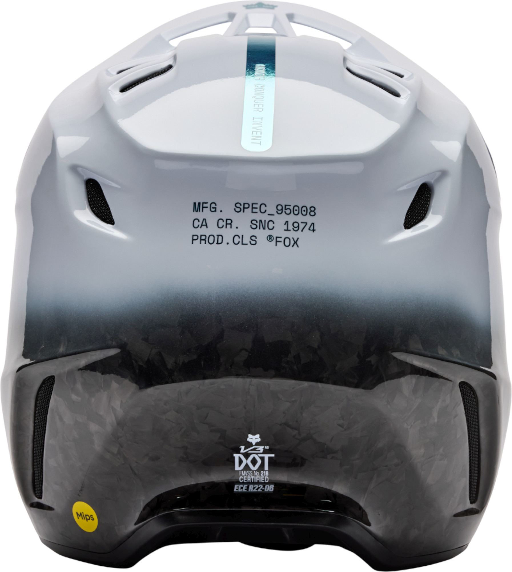 FOX V3 RS Ghost Casco da motocross L (59/60) Figura 5