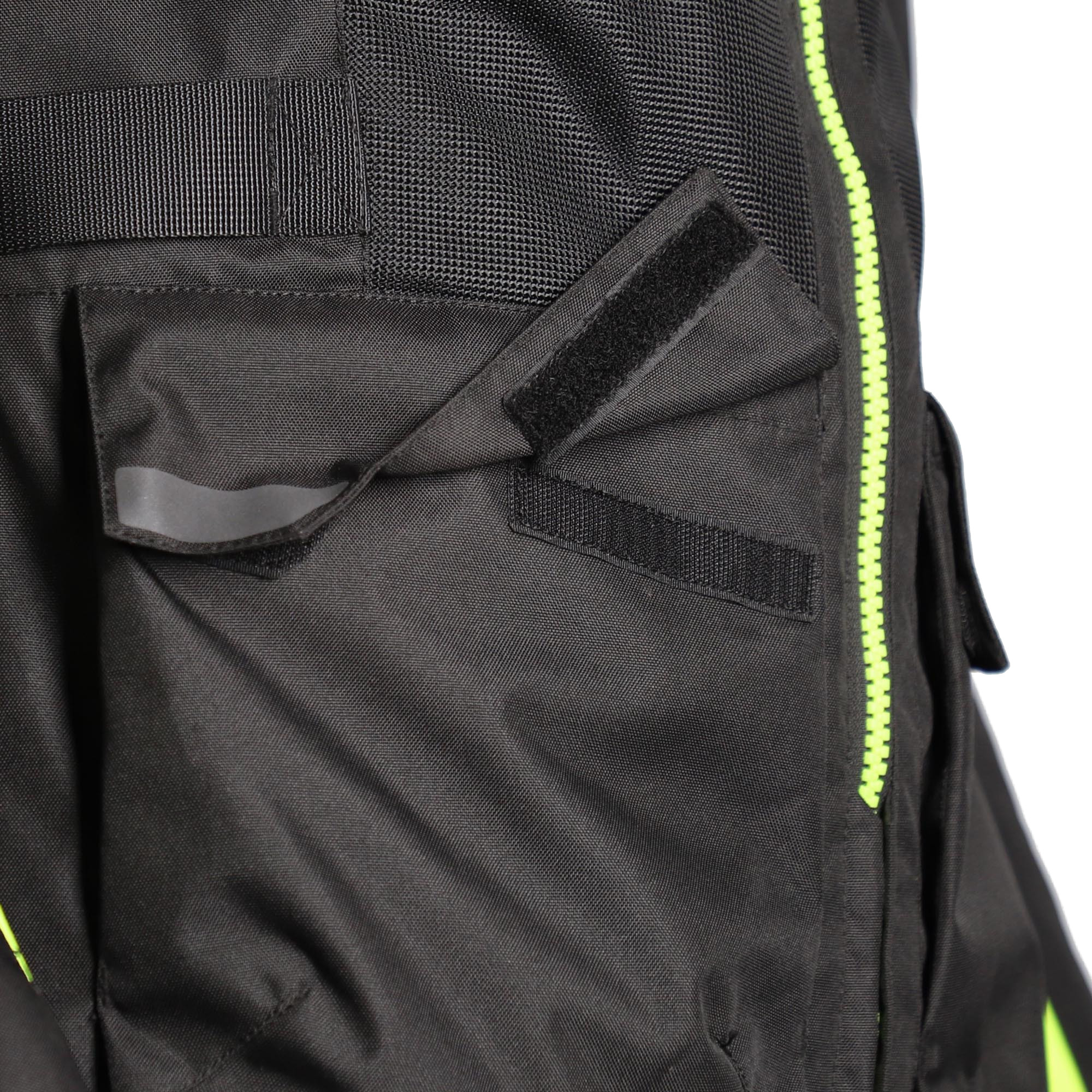 Acerbis Ramsey Vented Long Motorcycle Textile Jacket black/yellow XXL Figure 10