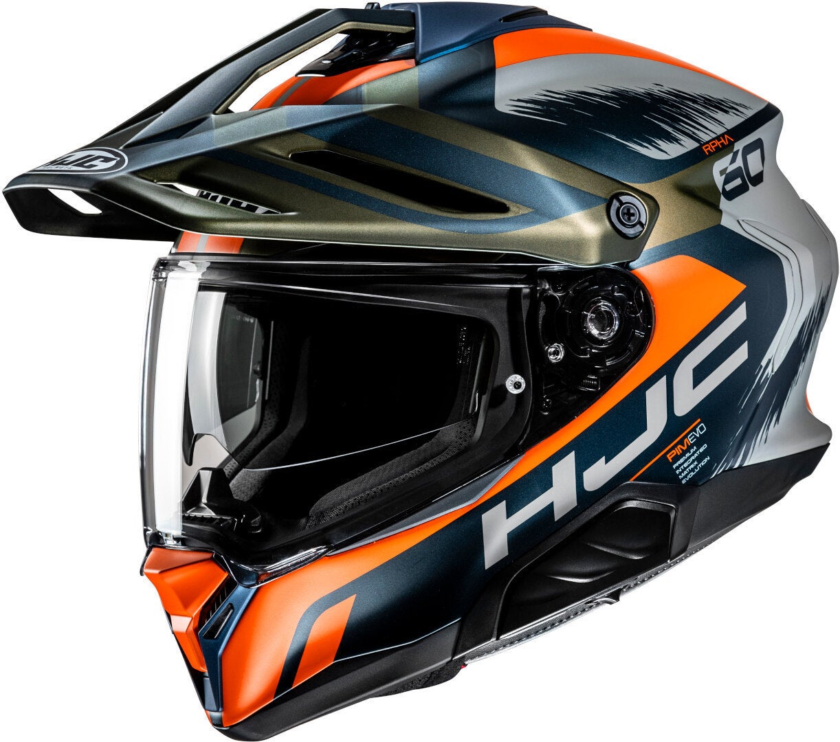 HJC RPHA 60 Quid Enduro Helm orange/schwarz/silber/gold M (57/58) Abbildung 1
