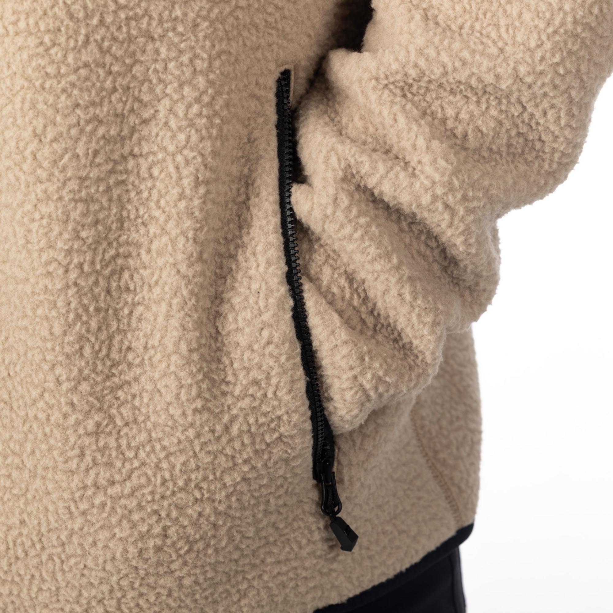 Klim High Pile Bunda béžová/černá 3XL Obrázek 7