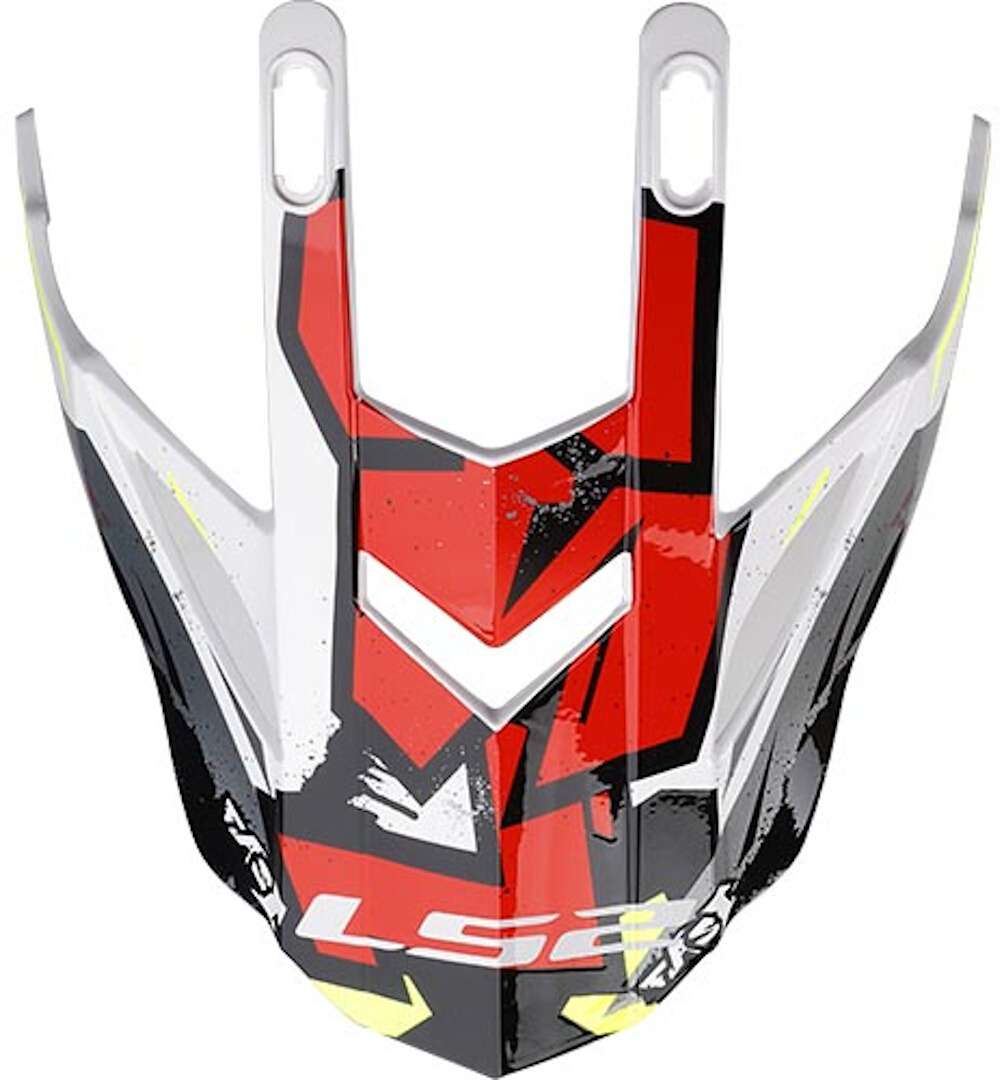 LS2 MX437 Fast Evo Pico del casco blanco/rojo/azul Figura 2