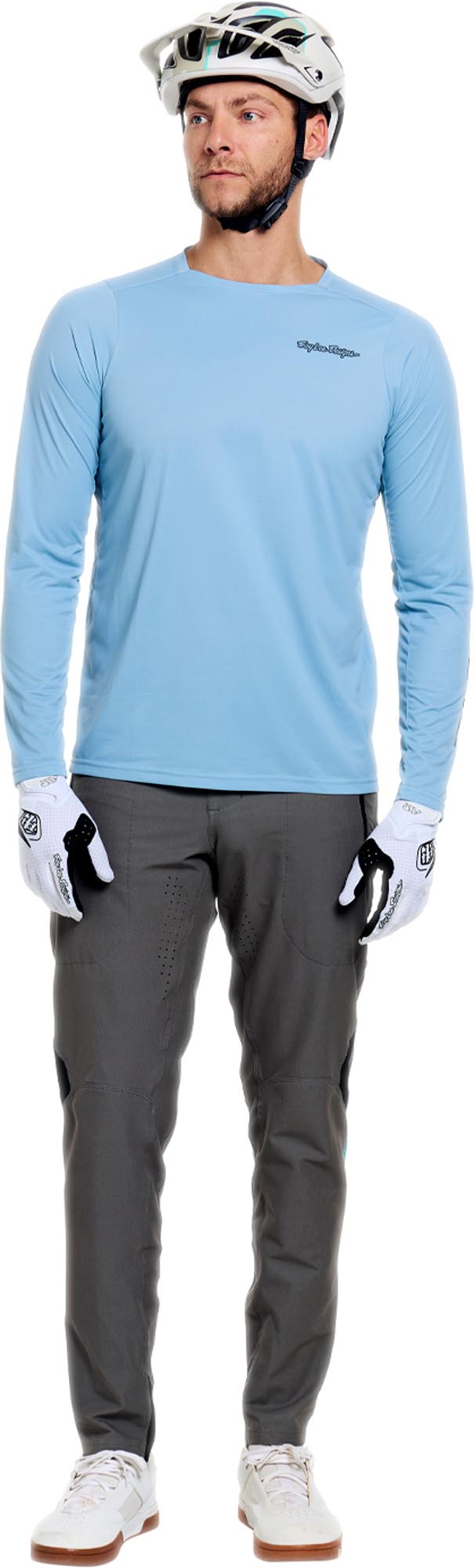 Troy Lee Designs Skyline Pro Mono Cykelbukser grå/grøn 34 Figur 13