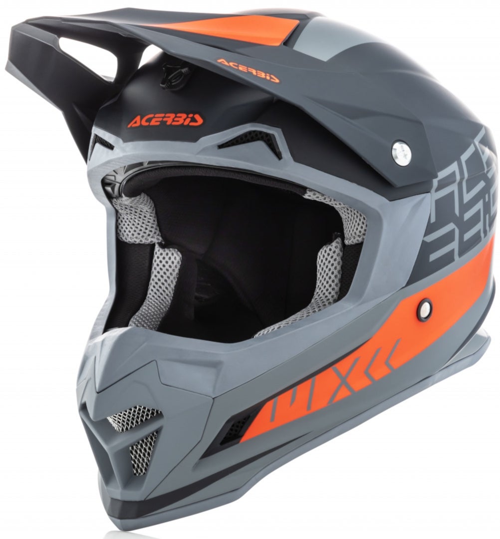 Acerbis Profile 4 Motocross Helm schwarz/orange S (55/56) Abbildung 1