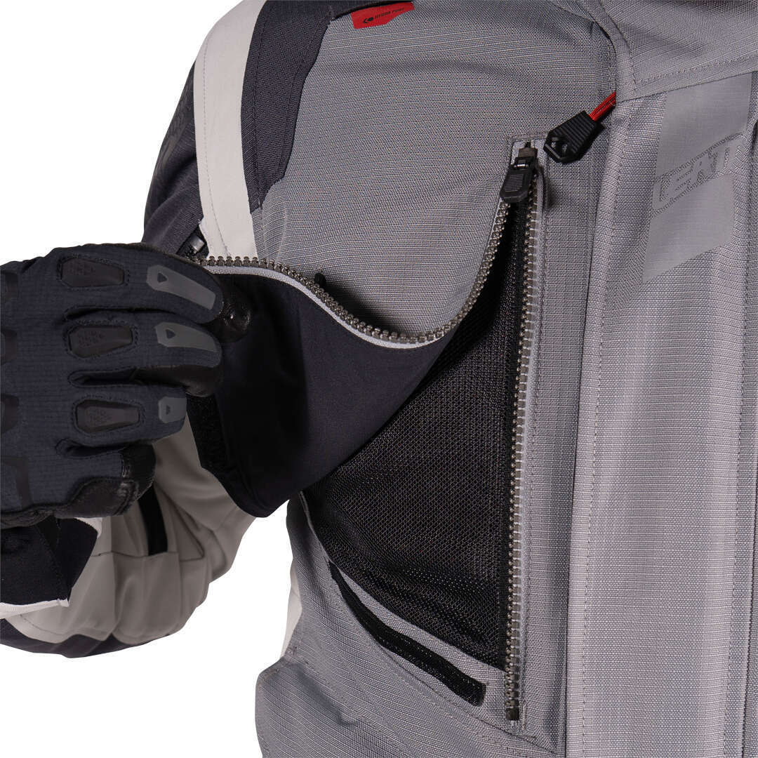 Side view of Leatt ADV Multitour 5.5 waterproof Motorcycle Textile Jacket