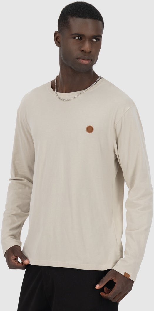 Alife And Kickin AlexAK A Longsleeve Manica lunga beige M Figura 3