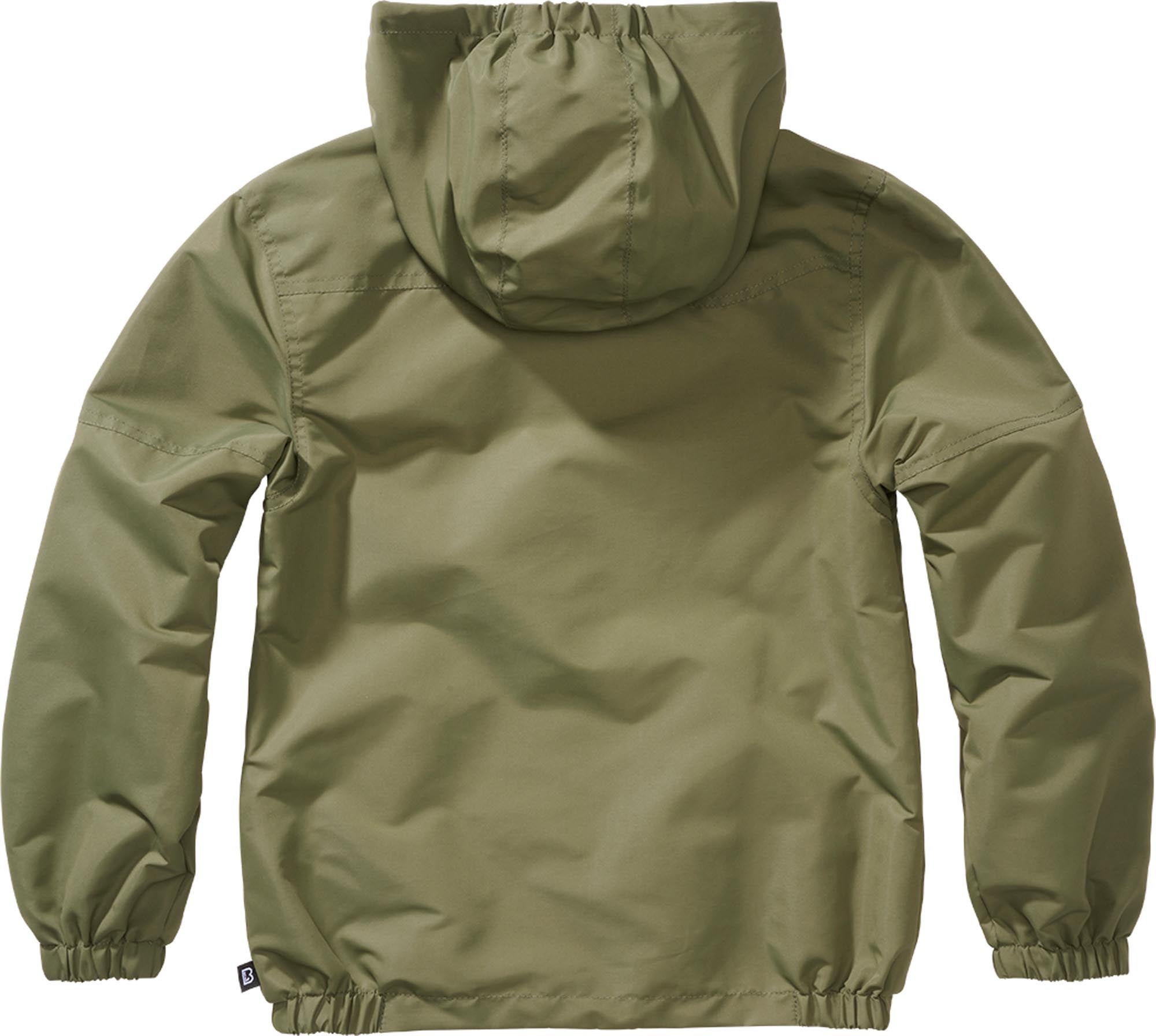 Brandit Summer Frontzip Windbreaker Kinderjas Olive 158-164 Figuur 2