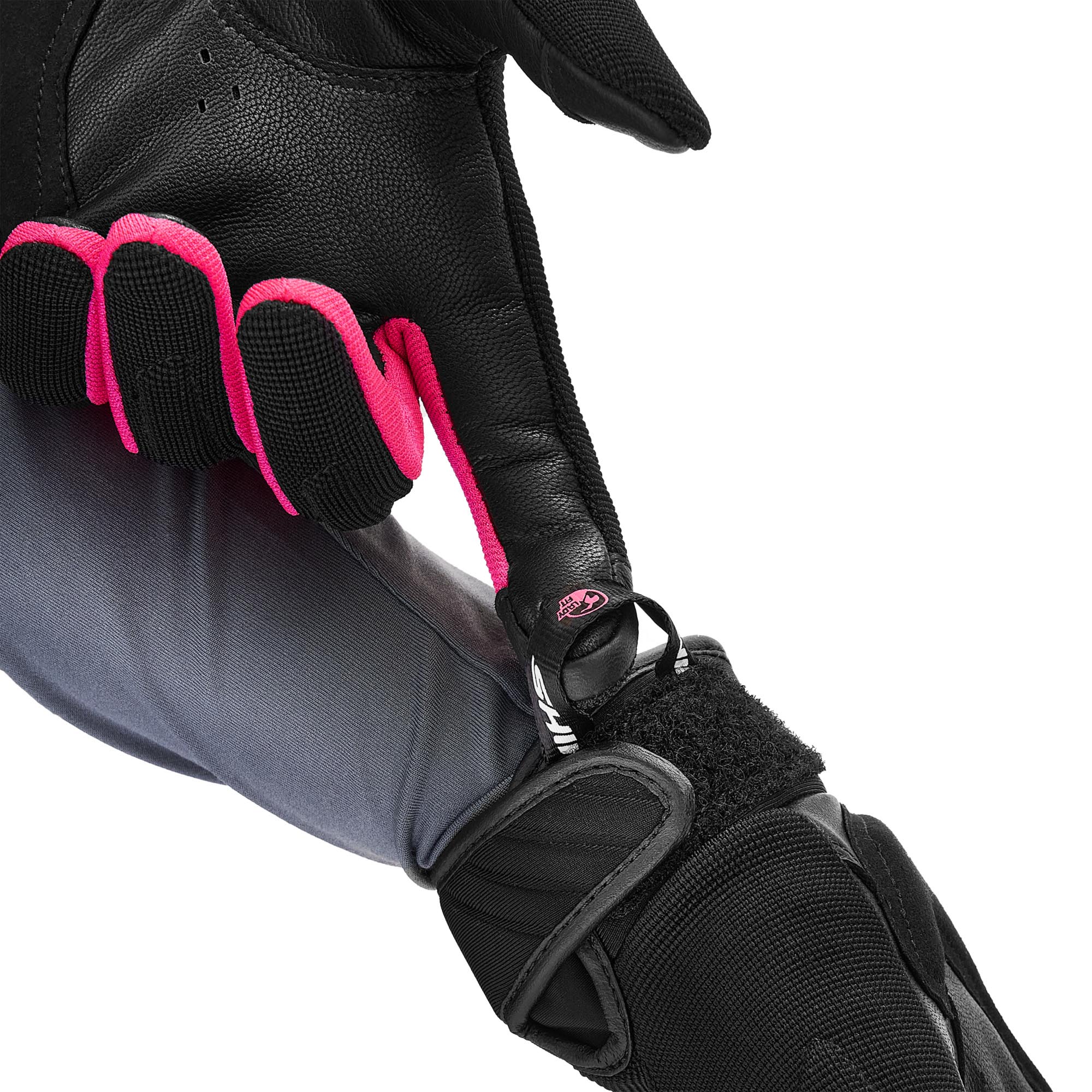SHIMA Sonic Damer Motorcykelhandsker sort/pink S Figur 5