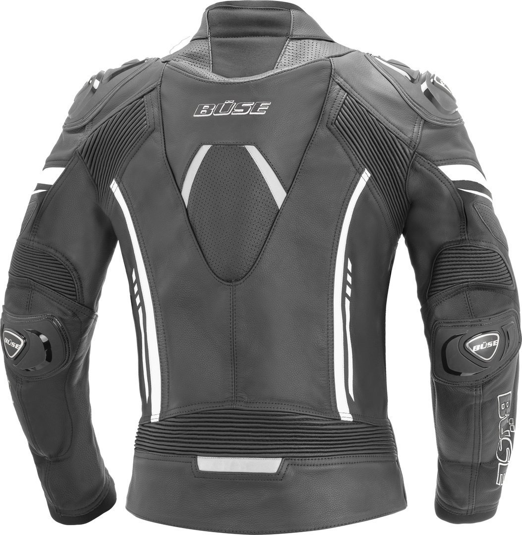 Büse Imola Ladies Motorcycle Leather Jacket black/white 42 Figure 2