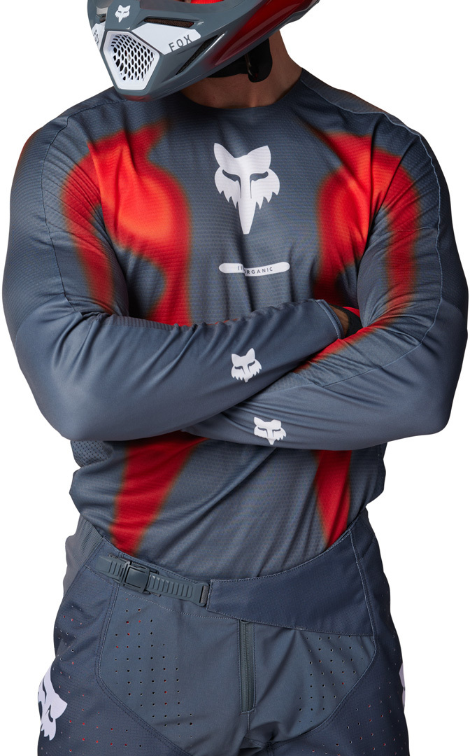 FOX 360 Volatile Motocross Jersey grau/rot XL Abbildung 3