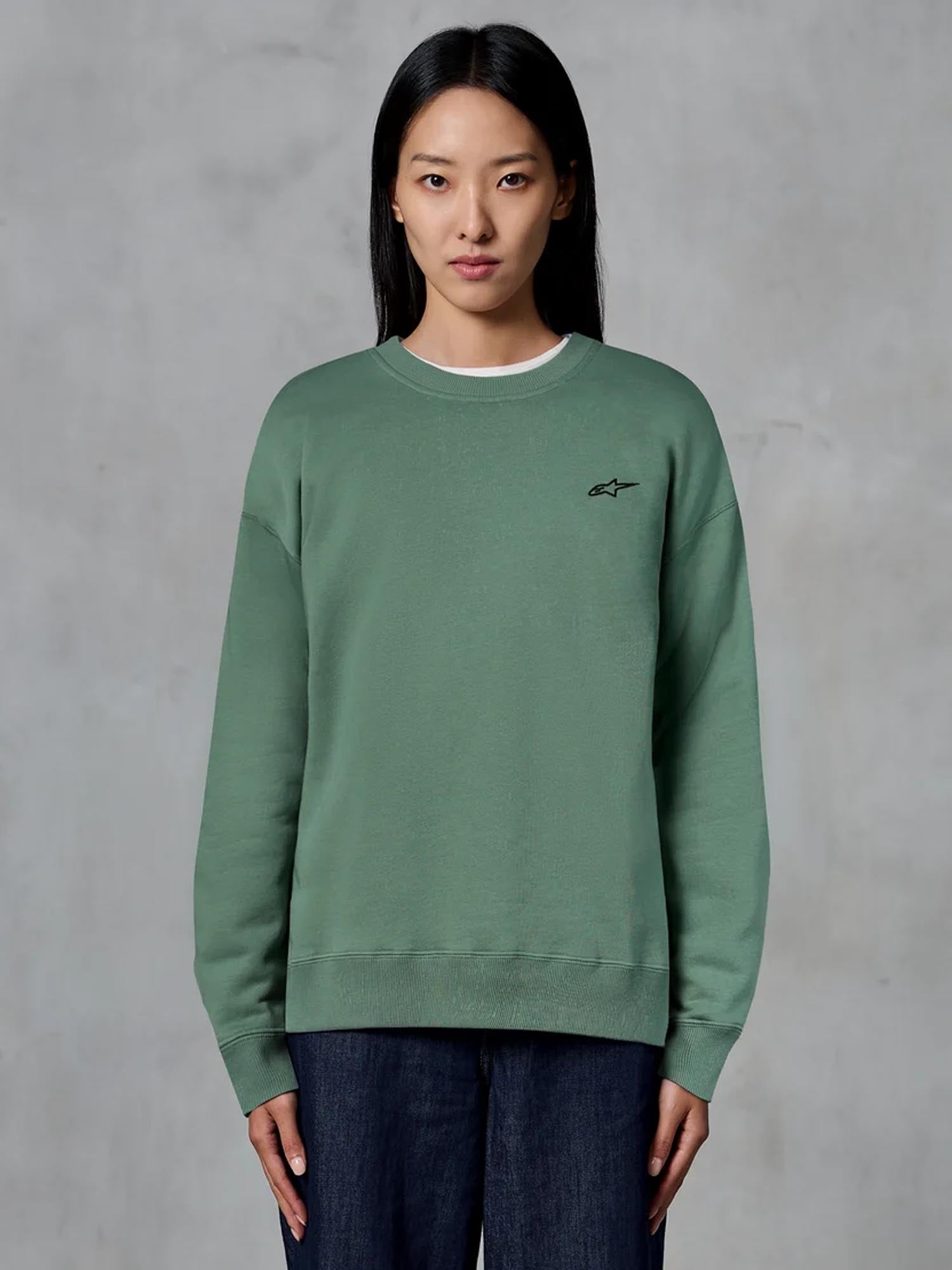 Alpinestars Essentials Ageless Crew Sweatshirt oliv/grün M Abbildung 7