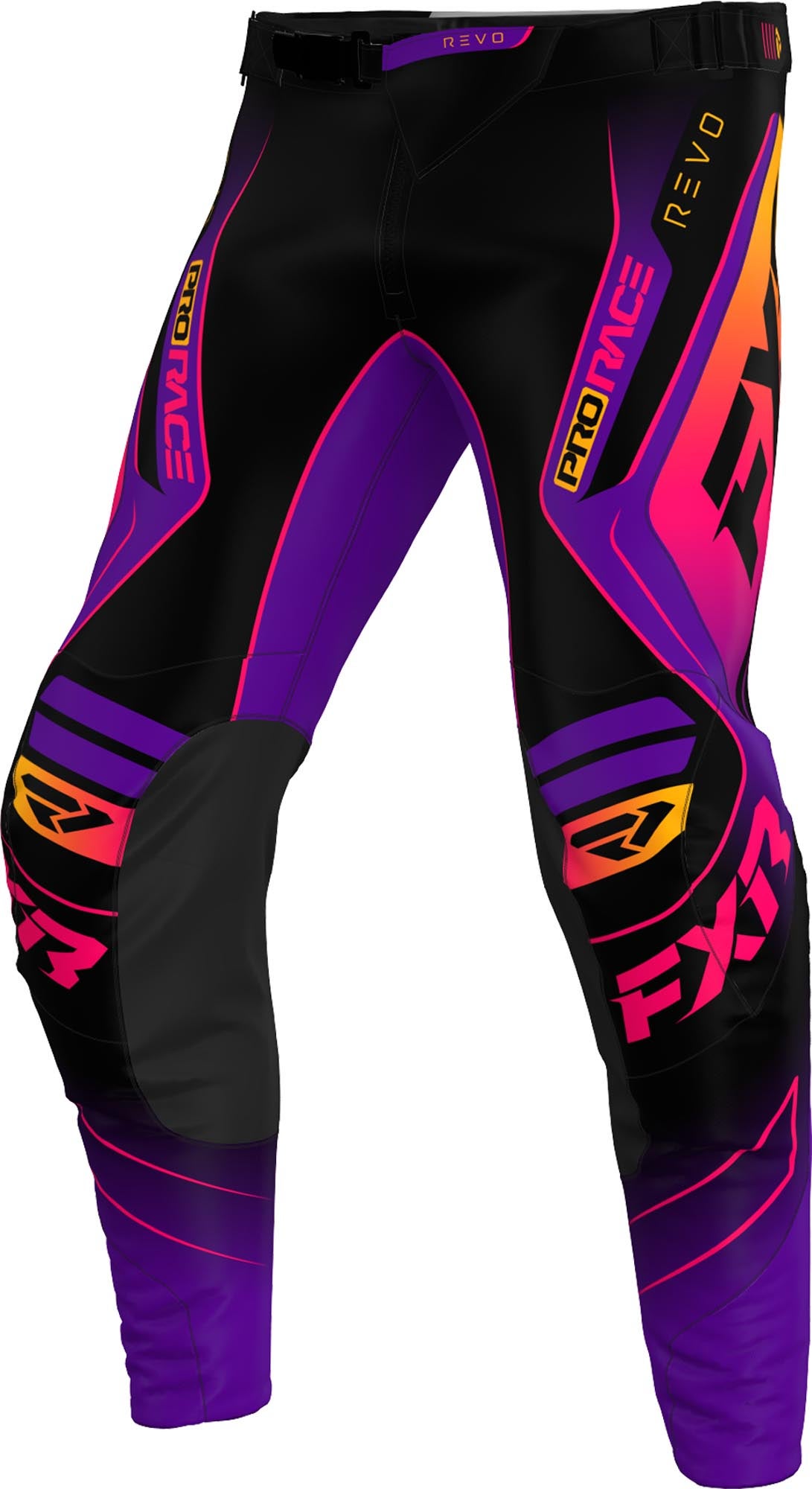 FXR Revo Pantaloni da motocross per ragazzi nero/viola 26 Figura 1