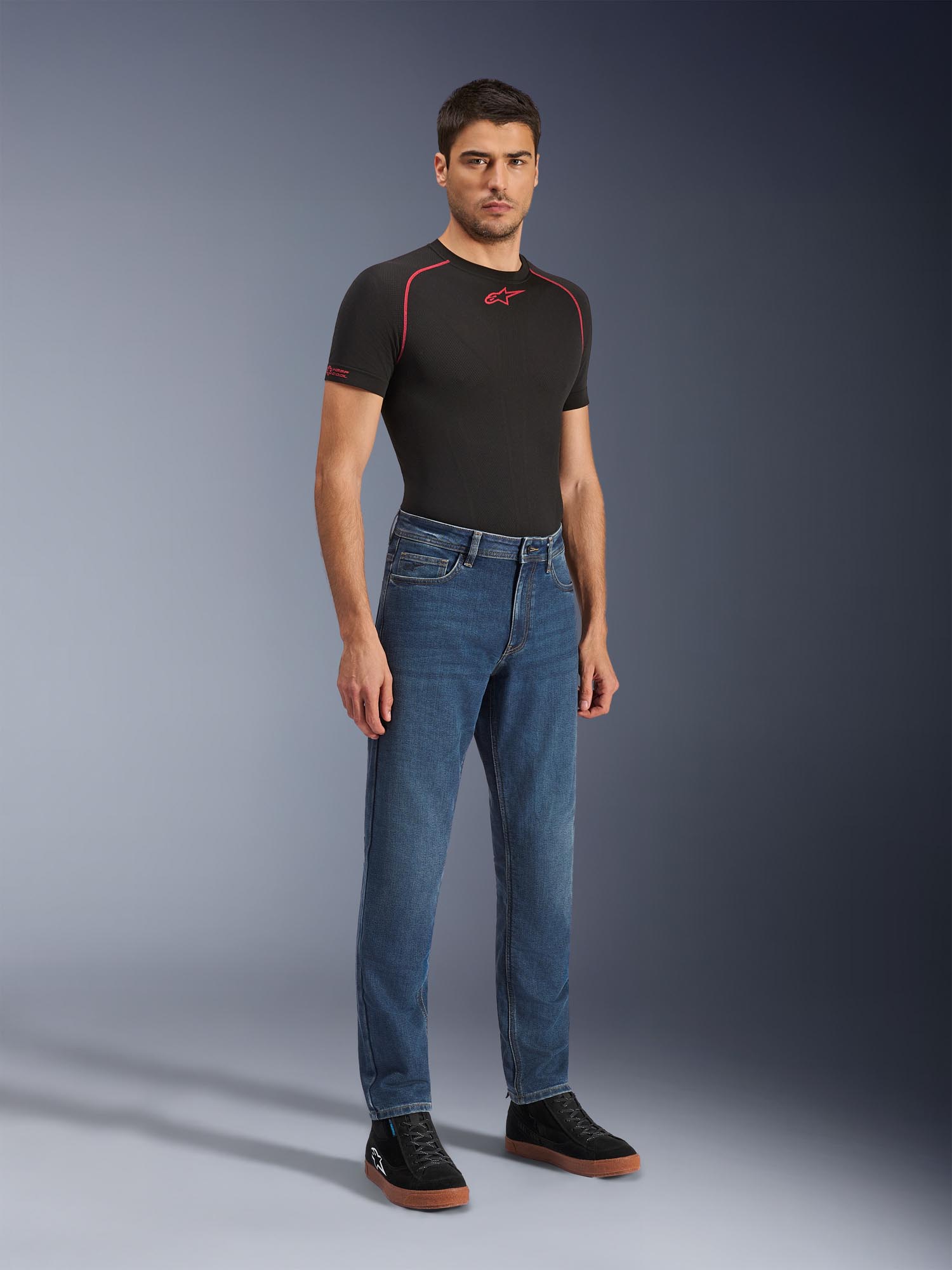 Side view of Alpinestars Flex-AST 5 Motorcycle Jeans