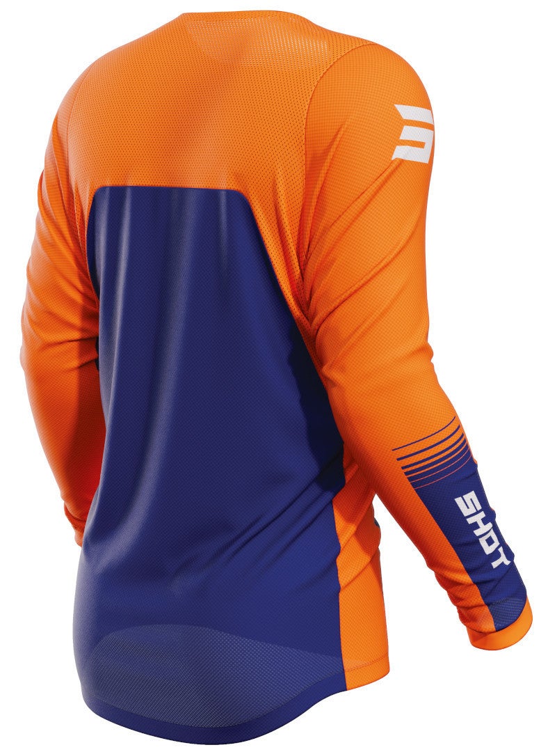 Shot Contact Tracer Motocross trøje blå/orange 4XL Figur 2
