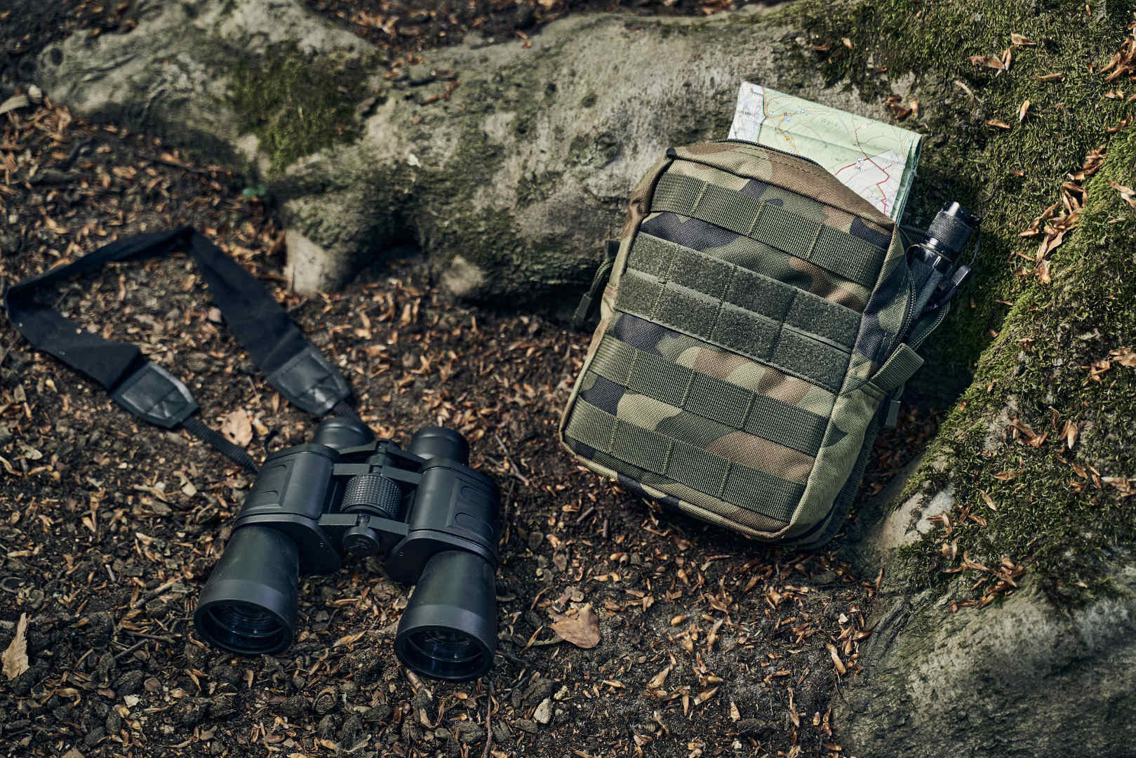 Brandit Molle Pouch Cross Geantă Camuflaj Figura 3
