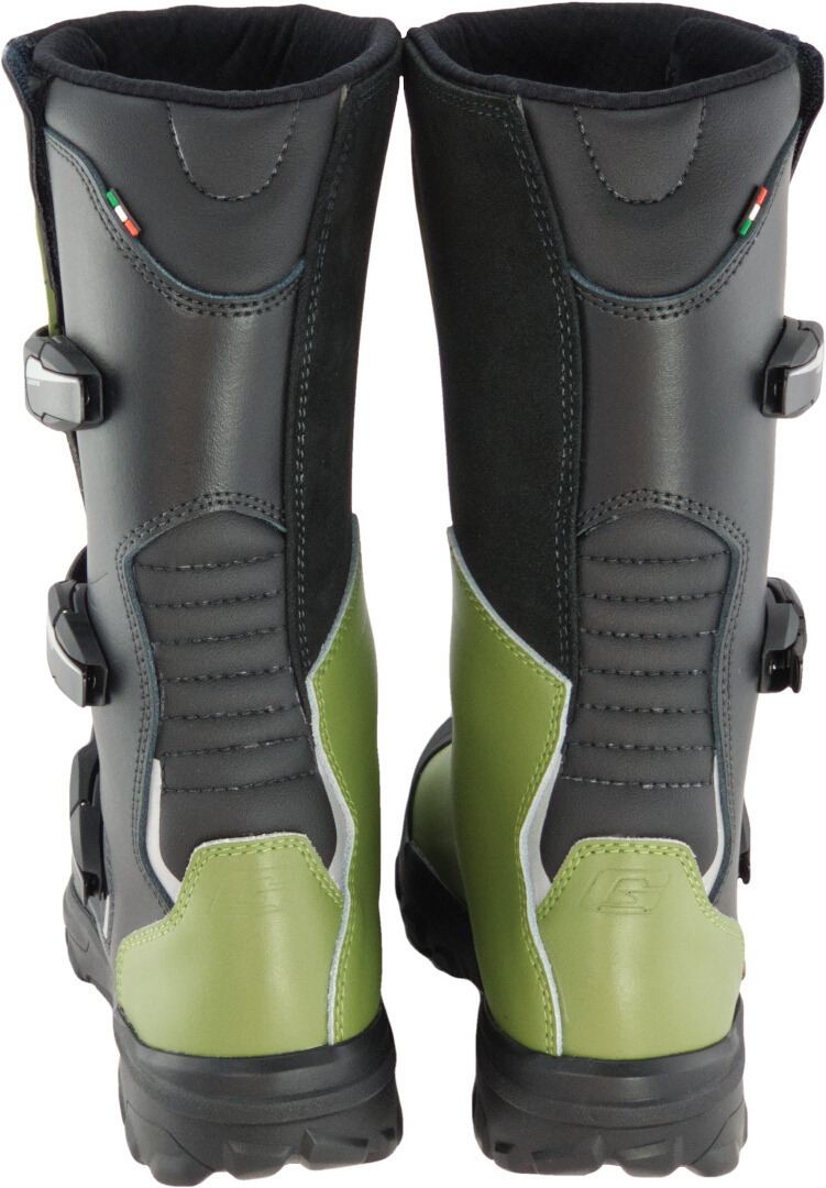 Gaerne Adventure Aquatech Bottes de moto imperméables noir/vert 45 Figure 8