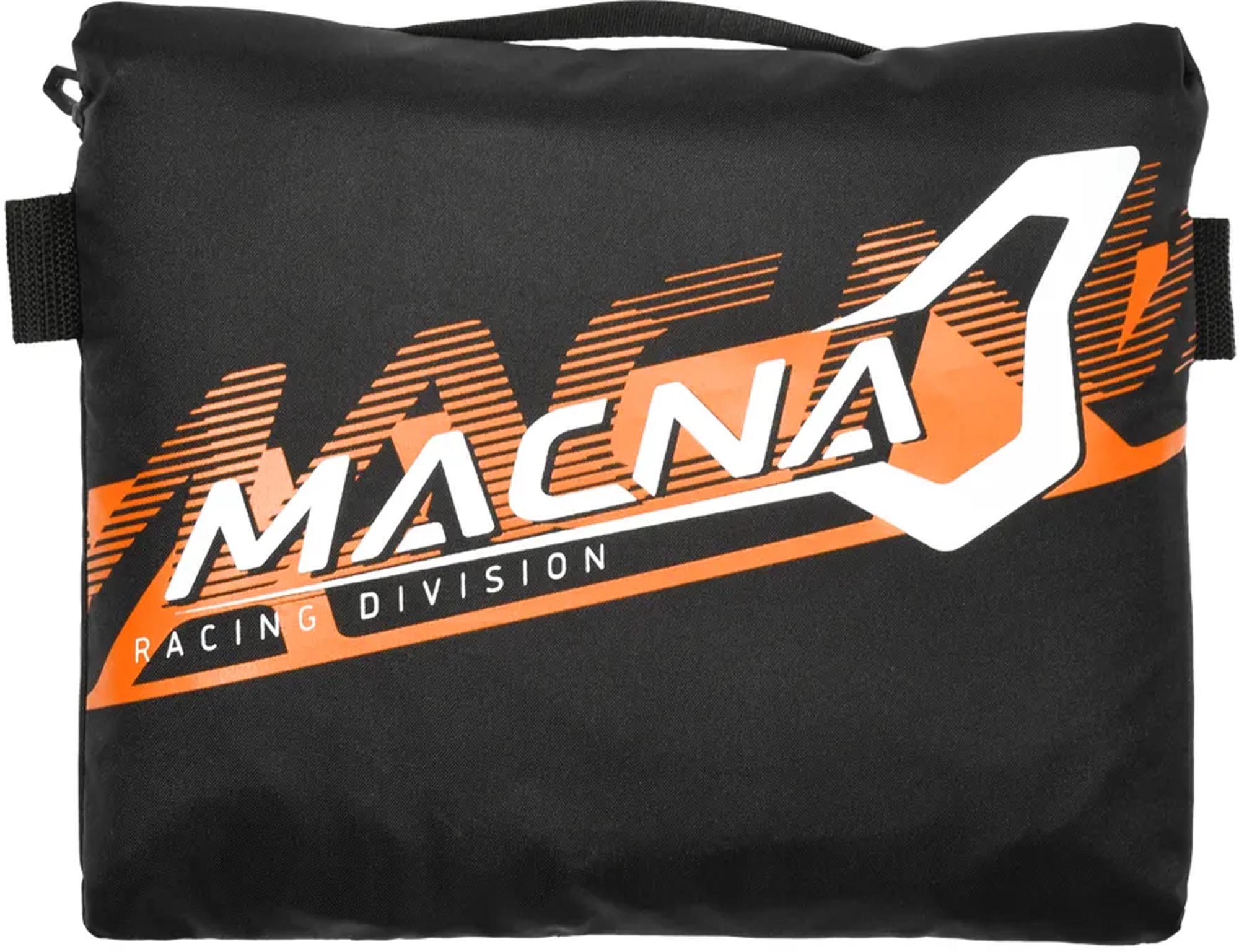 Macna Rainossi Motorcycle Rainjacket black/white/orange L Figure 3