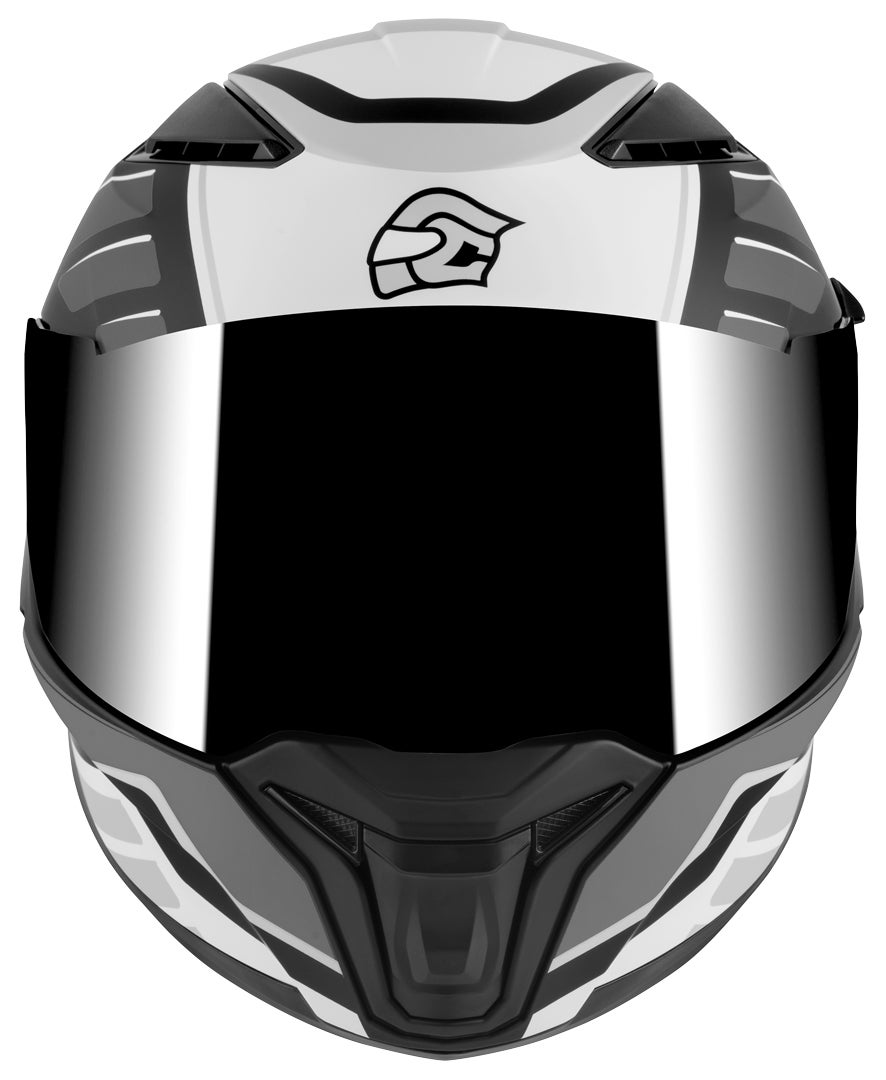 FC-Moto FF130SV Cavion Přilba černá matná/šedá/bílá XL Obrázek 4