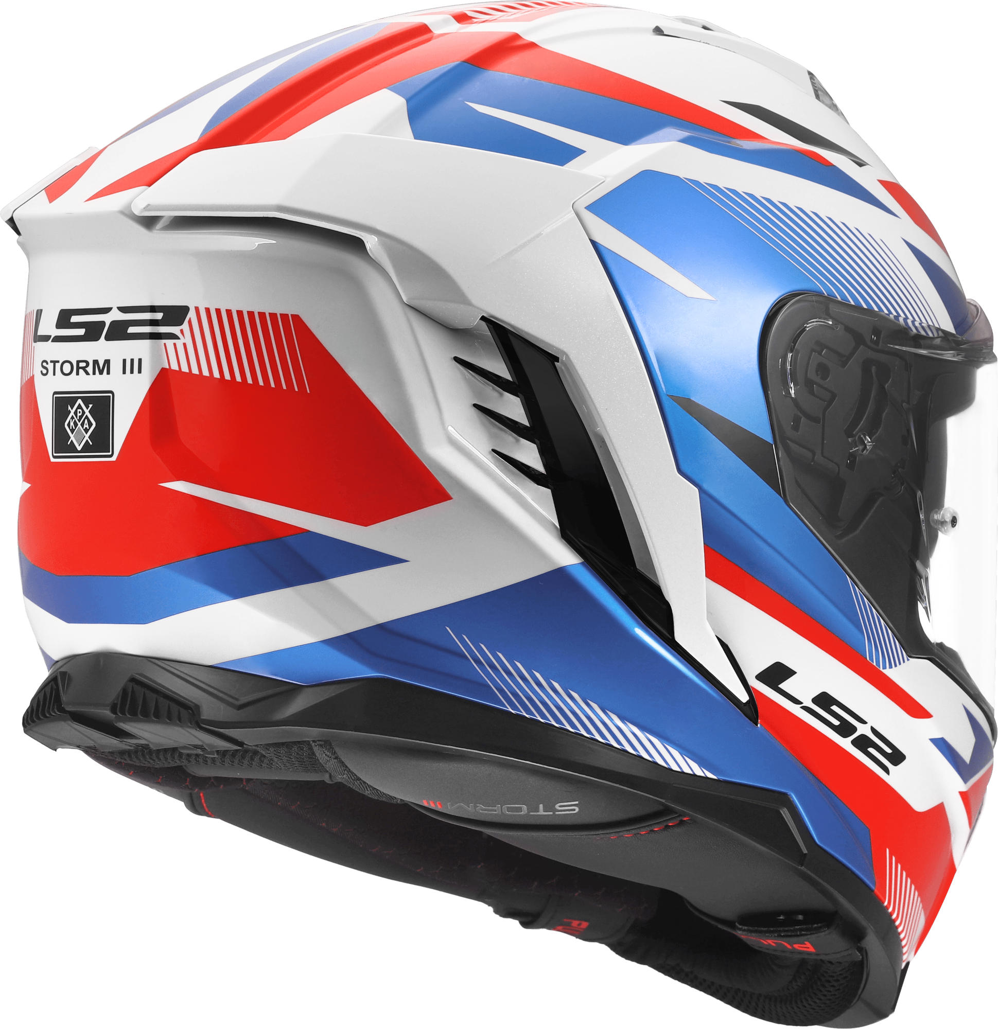 LS2 FF818 Storm III Komai Casque Blanc/Bleu/Rouge M (57/58) Figure 10