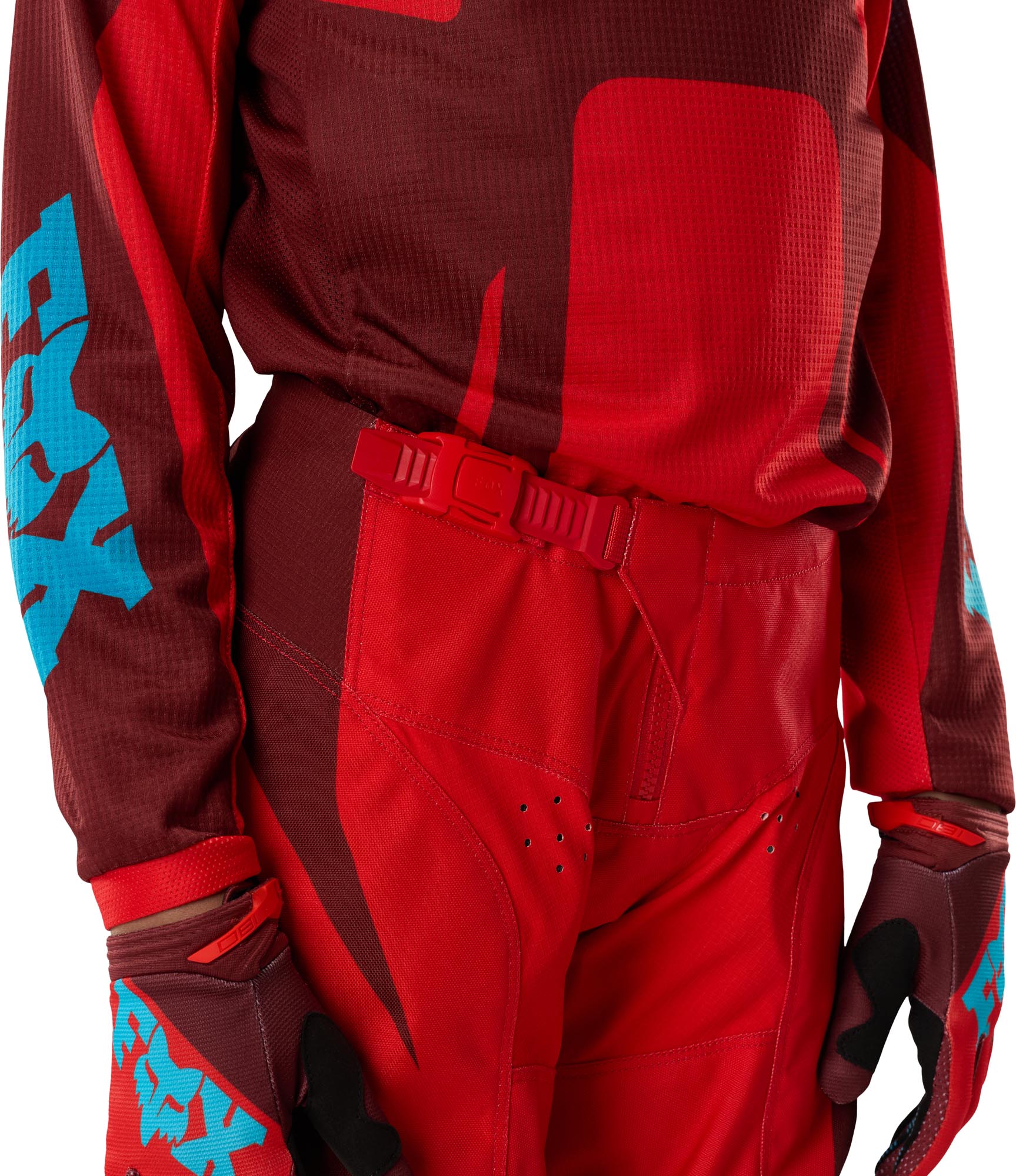 FOX 180 Raid Jugend Motocross Hose rot/blau 26 Abbildung 5