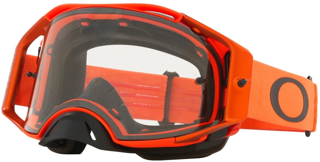 Oakley Airbrake Clear Ochelari de motocross Portocaliu/Negru Figura 1