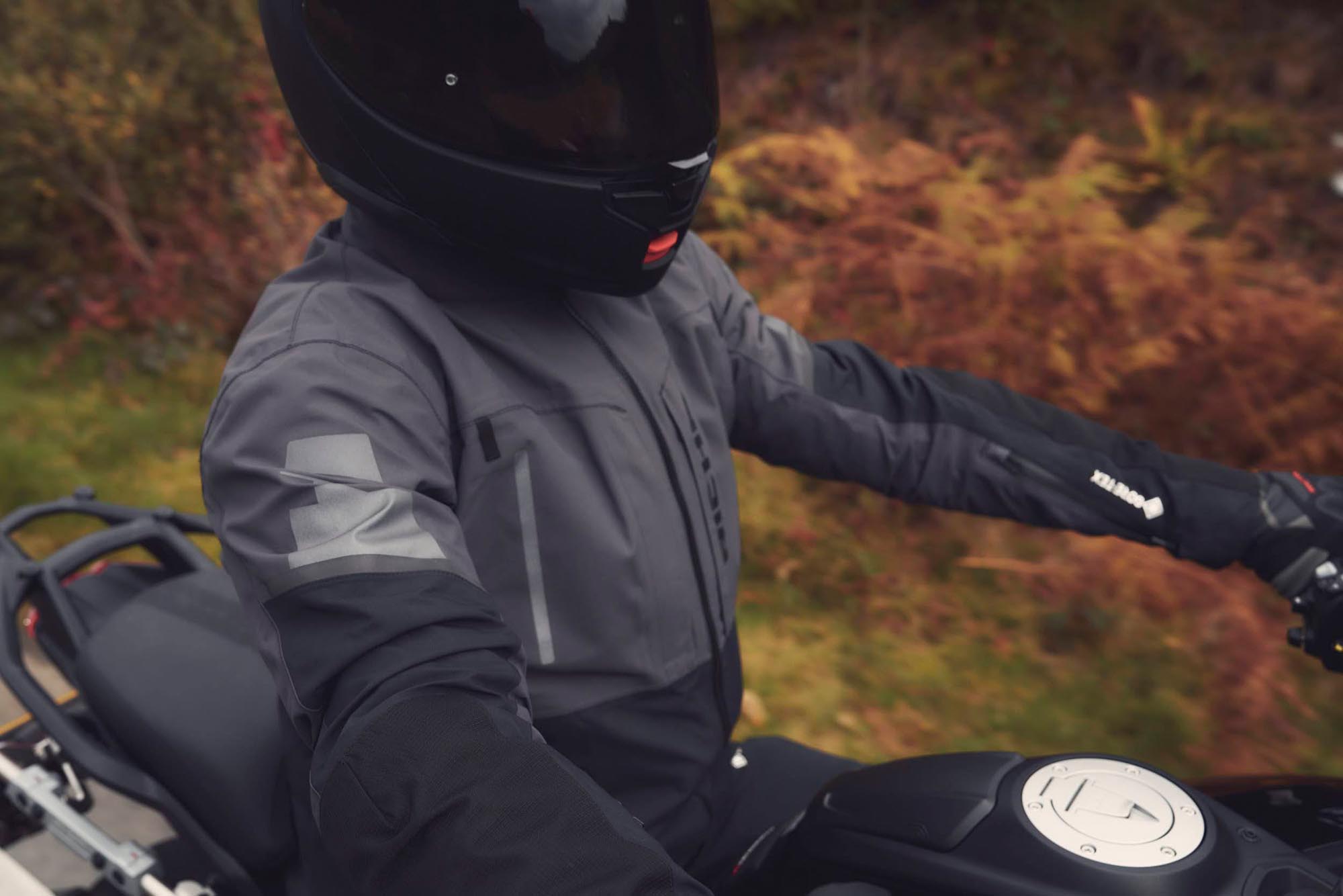 Richa Orion GTX Vízálló motorkerékpáros textildzseki fekete 4XL 8. ábra