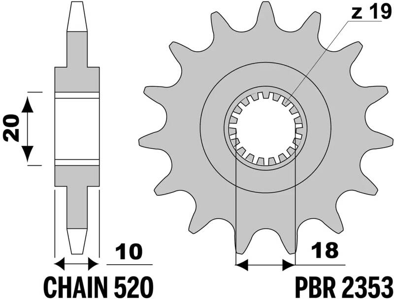 PBR Stål Standard Framdrev 2353 - 520 Figur 2