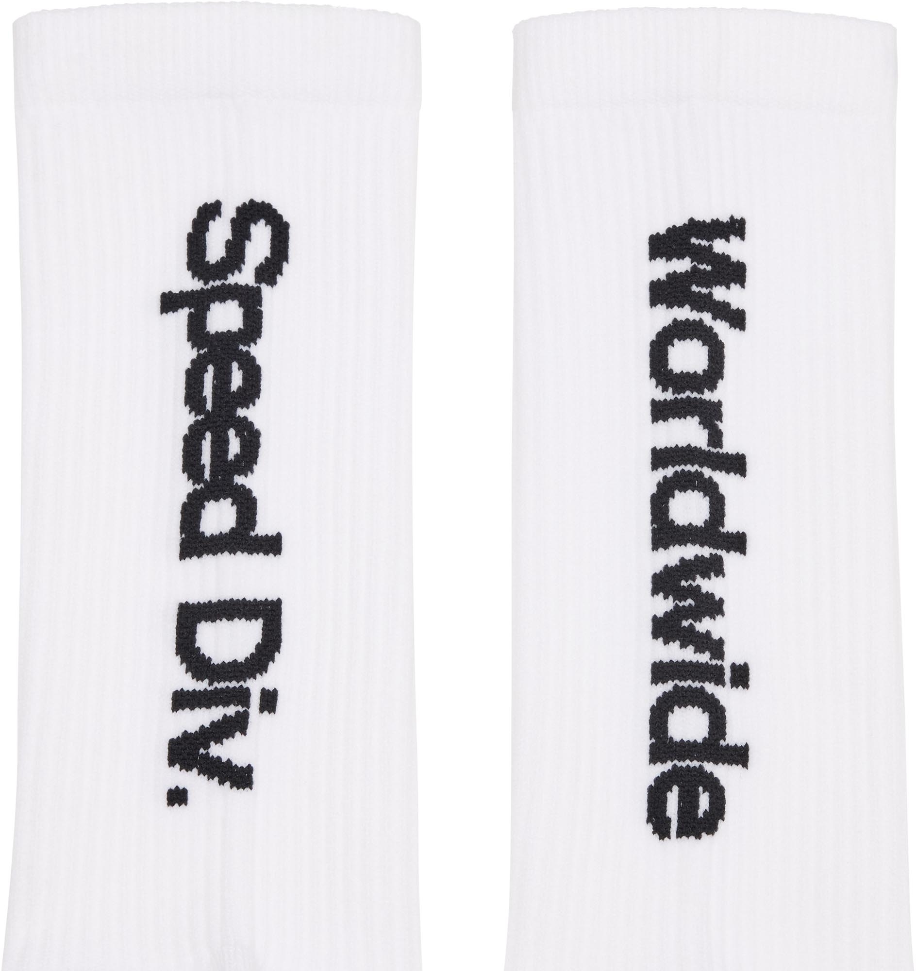 FOX 8" Ranger Worldwide Chaussettes de vélo Blanc S/M Figure 5