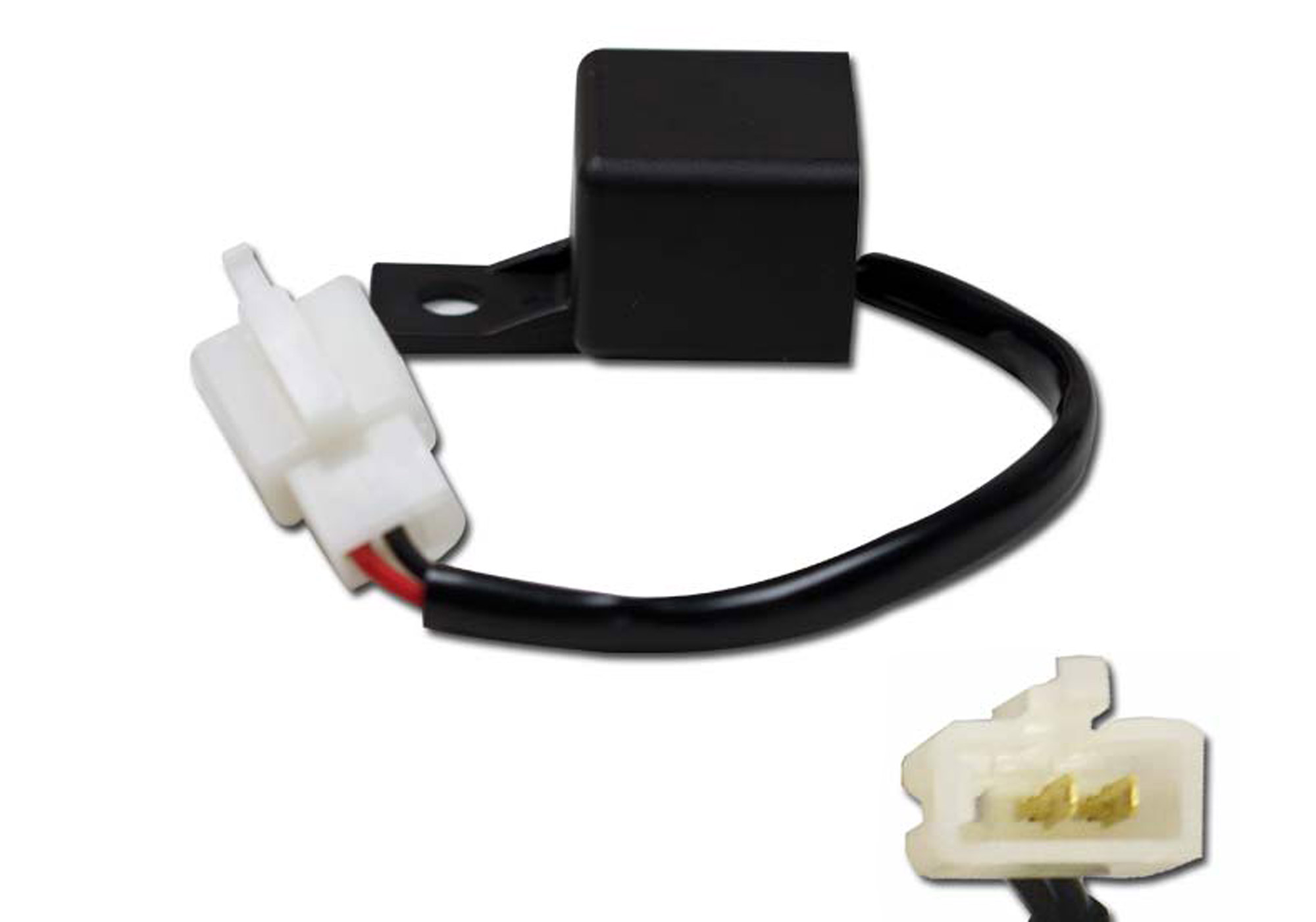 PROTECH lIl flasher relais plast svart Figur 1