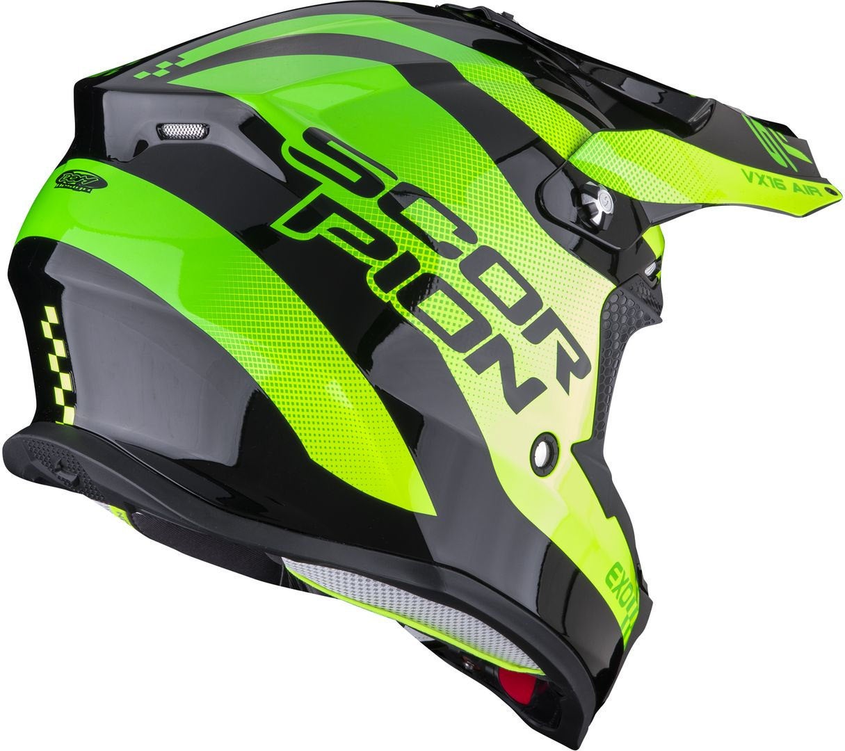 Scorpion VX-16 Air Soul Casco Motocross nero/verde XL (61/62) Figura 2