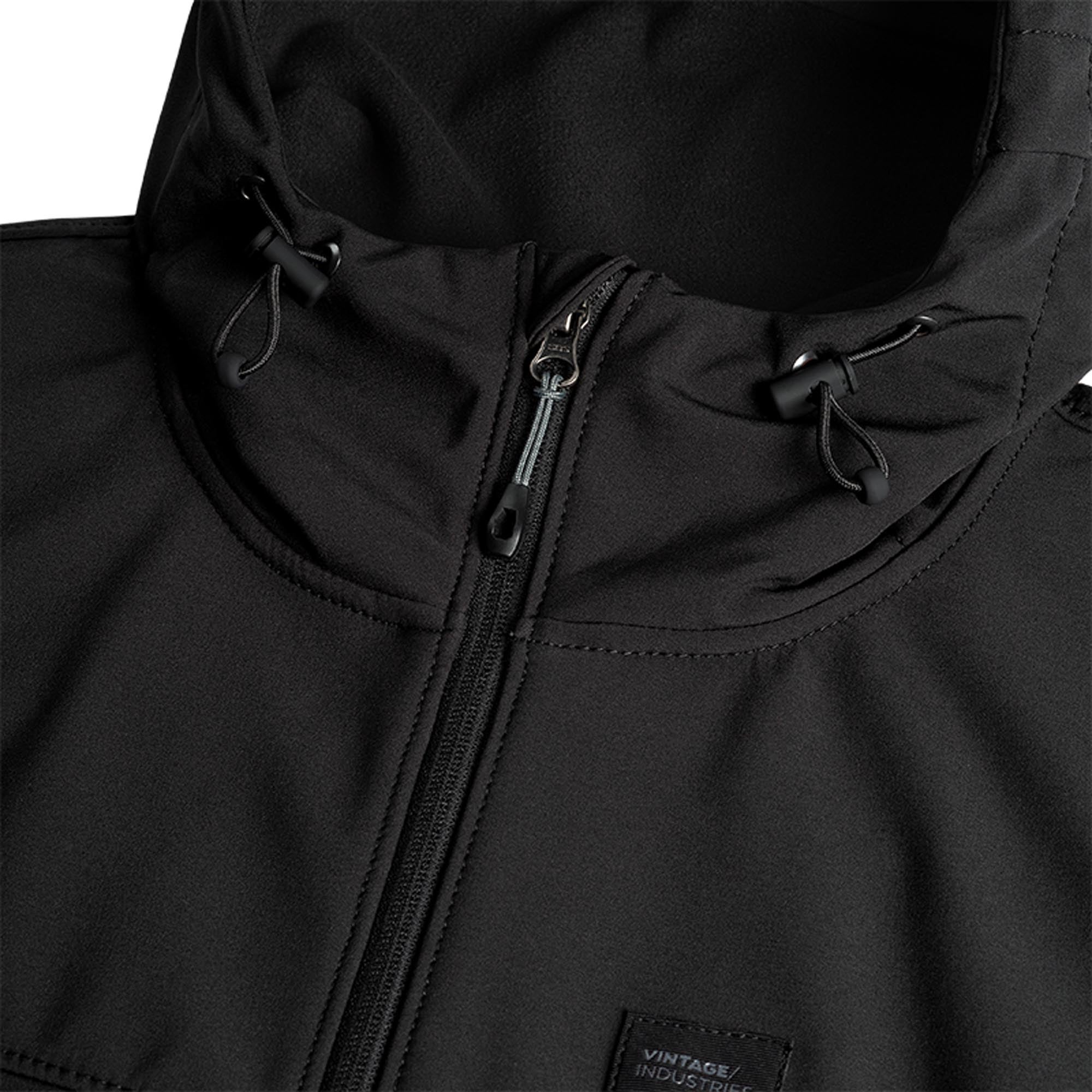 Vintage Industries Alford Softshell 襖 黑色 XL 圖 3