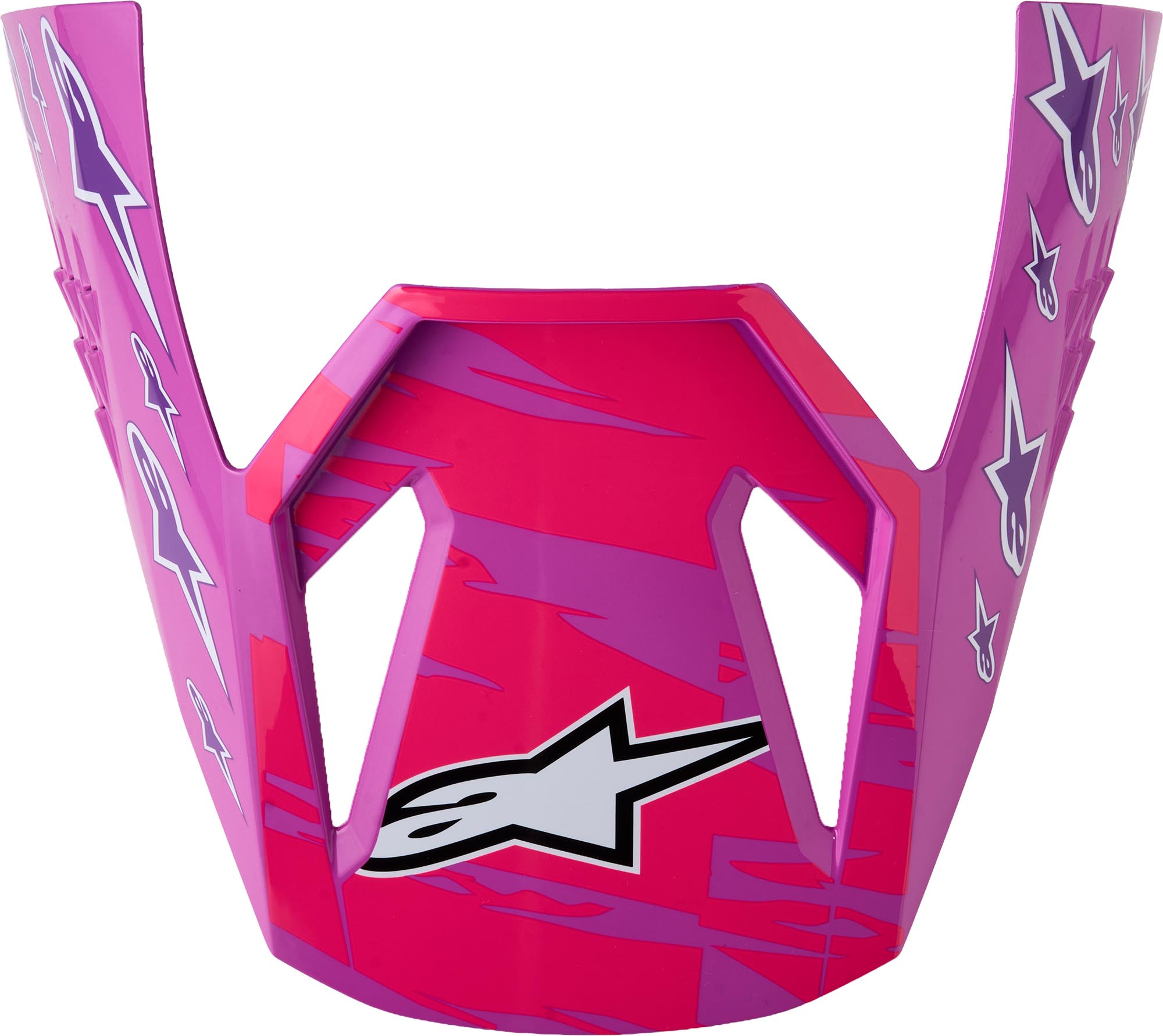 Alpinestars S-M3 Falcon Νεανικό κράνος Peak μωβ/λευκό Γράφημα 1
