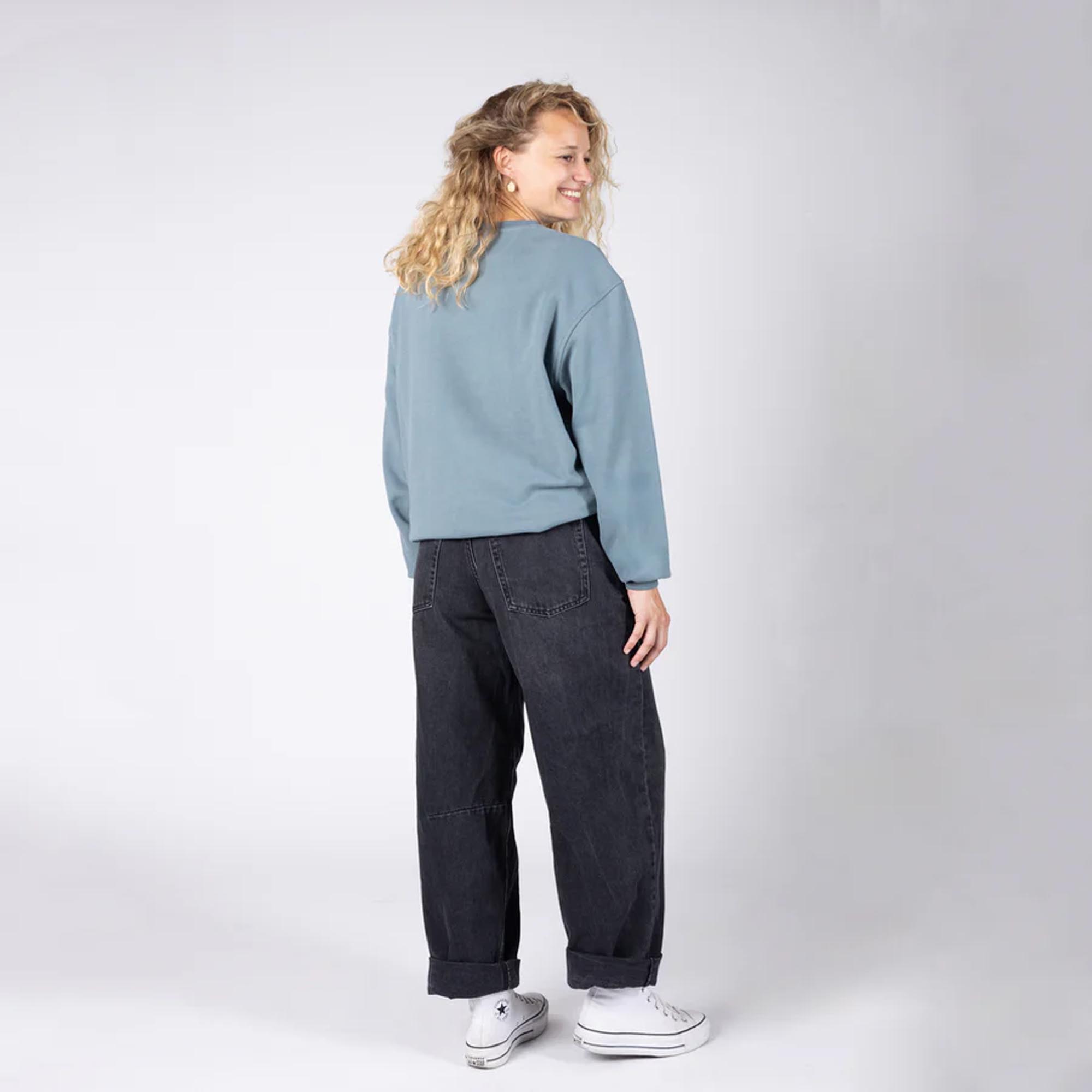 IXS Brand 1.0 Sweatshirt blue/grey L Figure 7