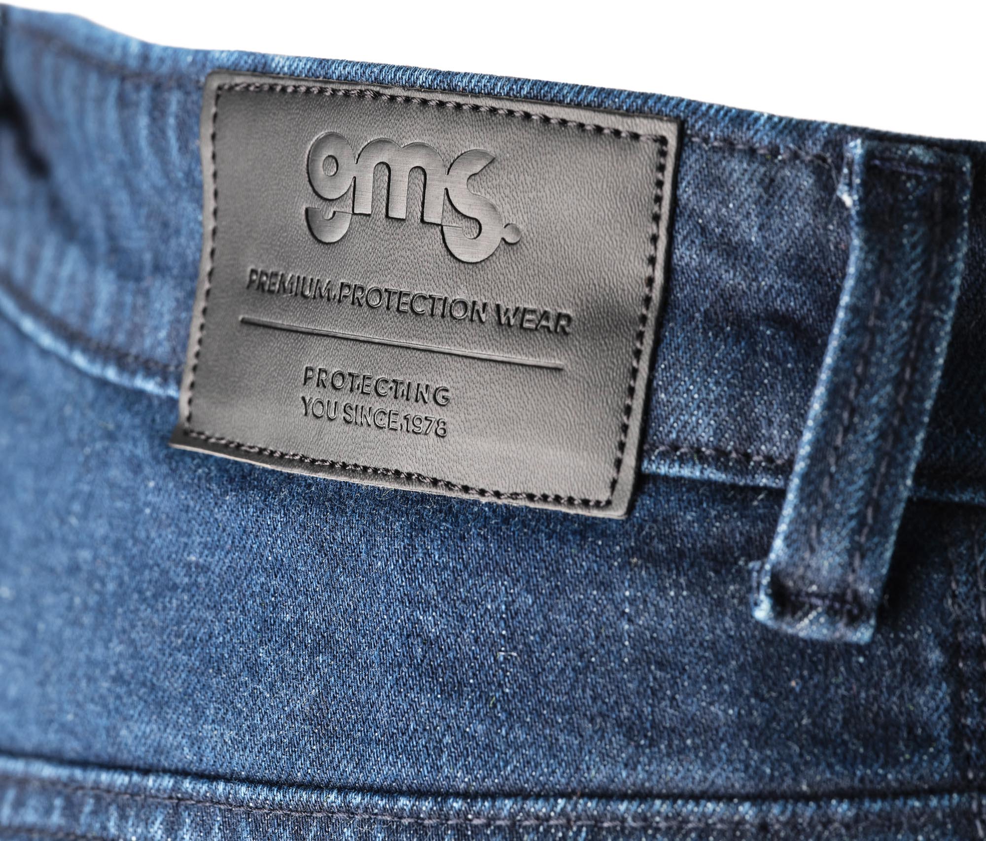 GMS Atlanta Slim Motorcycle Jeans dark blue 34/30 Figure 5