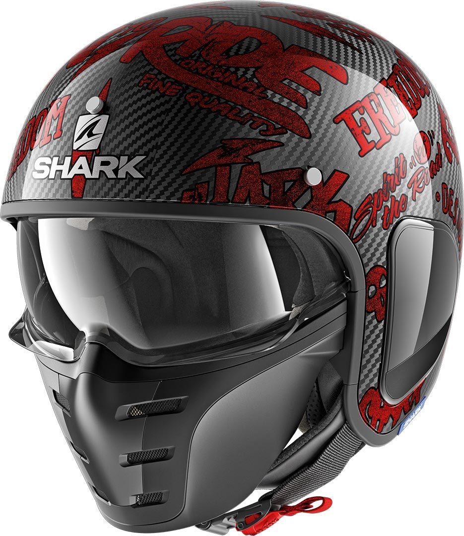 Shark-S-Drak Freestyle Cup Jethelm rot S (55/56) Abbildung 1