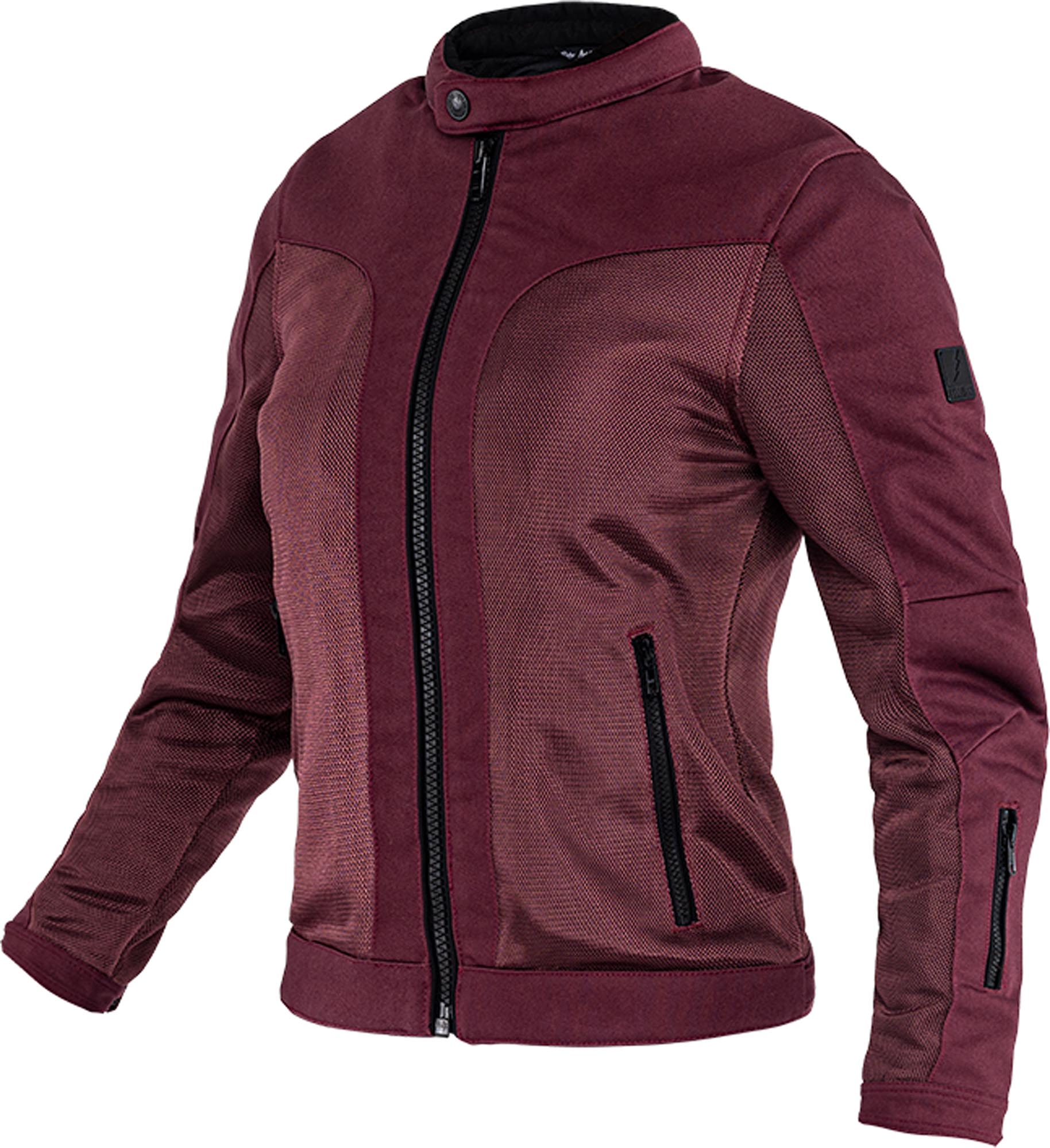 John Doe Aero Mesh perforierte Damen Motorrad Textiljacke rot M Abbildung 1