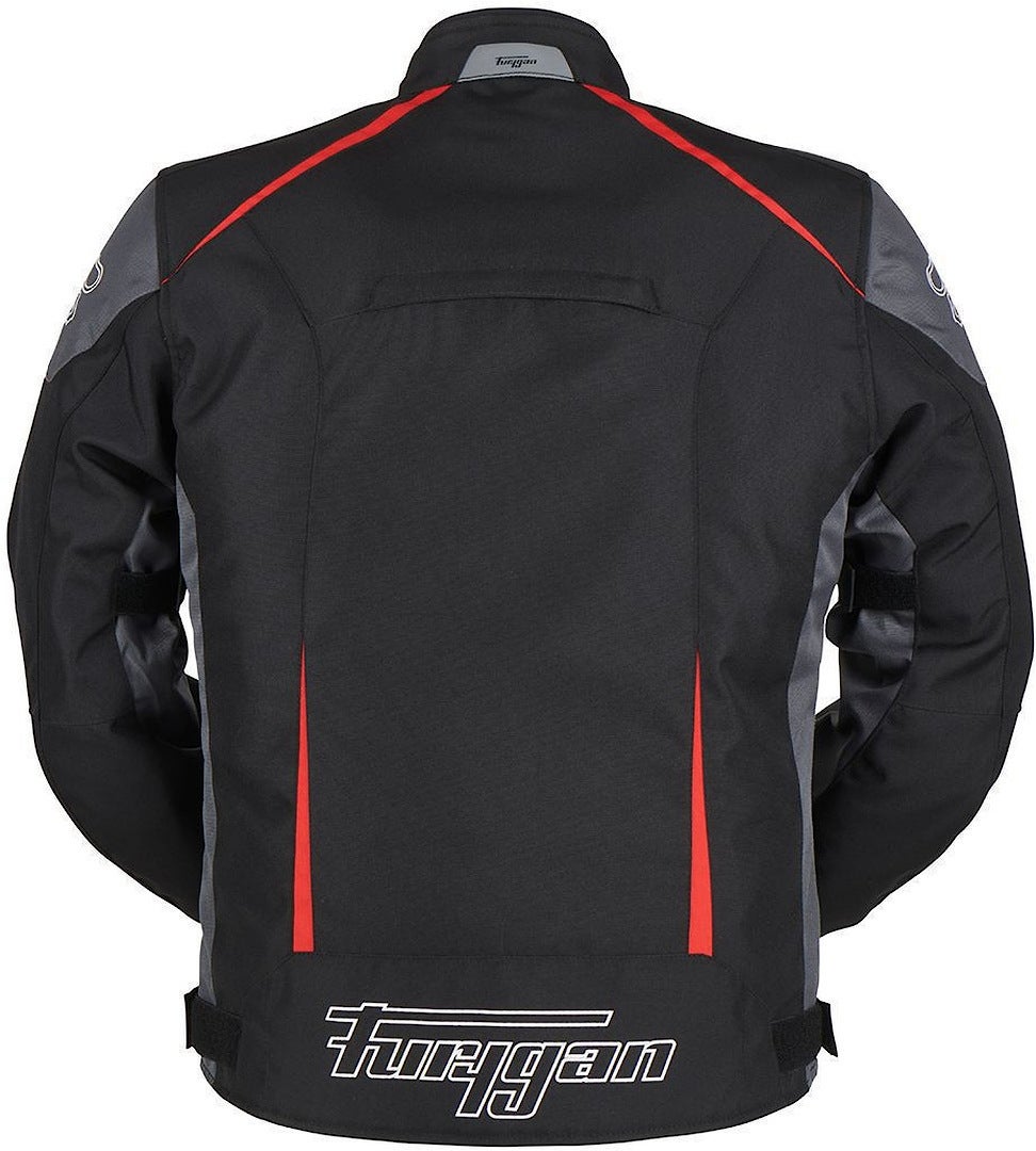 Furygan Yori Waterproof Motorcycle Textile Jacket black/grey/red L Figure 3
