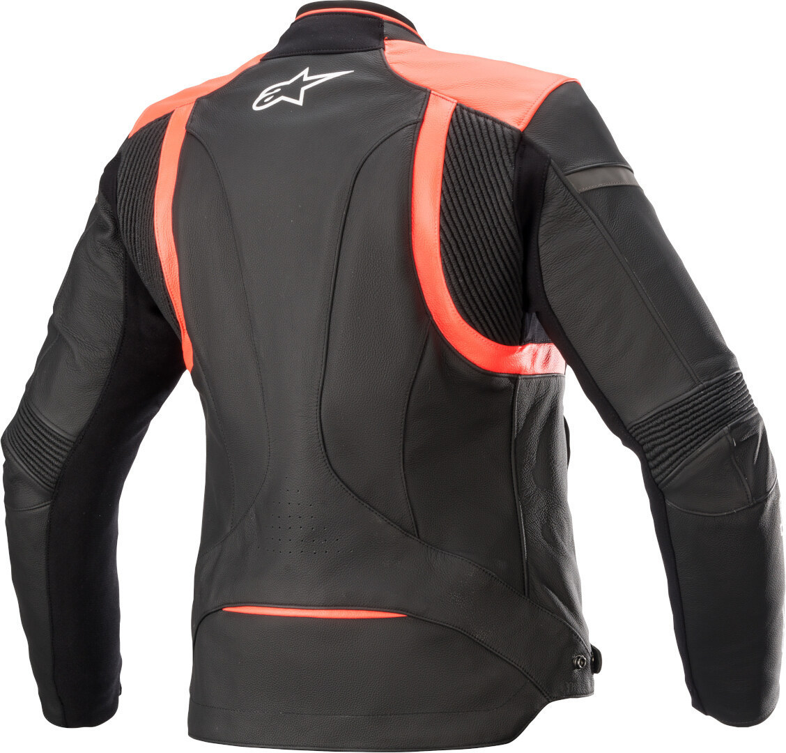 Alpinestars Stella Kira V2 Damer Motorcykel LäderJacka svart/orange 38 Figur 2
