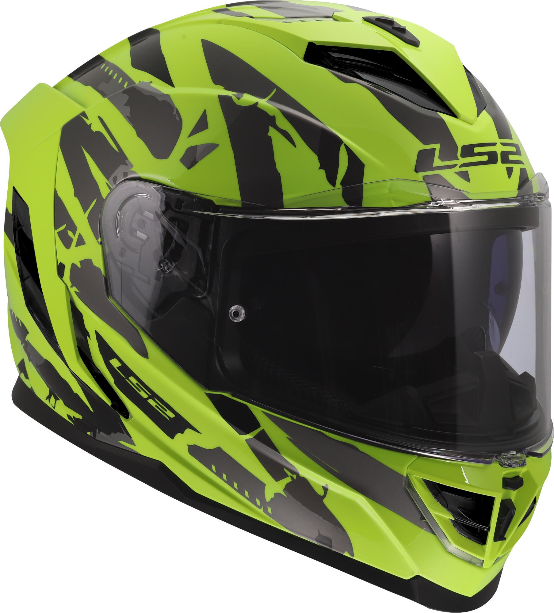 LS2 FF818 Storm III Kaos Kask żółty/ XXL (63/64) Rysunek 6