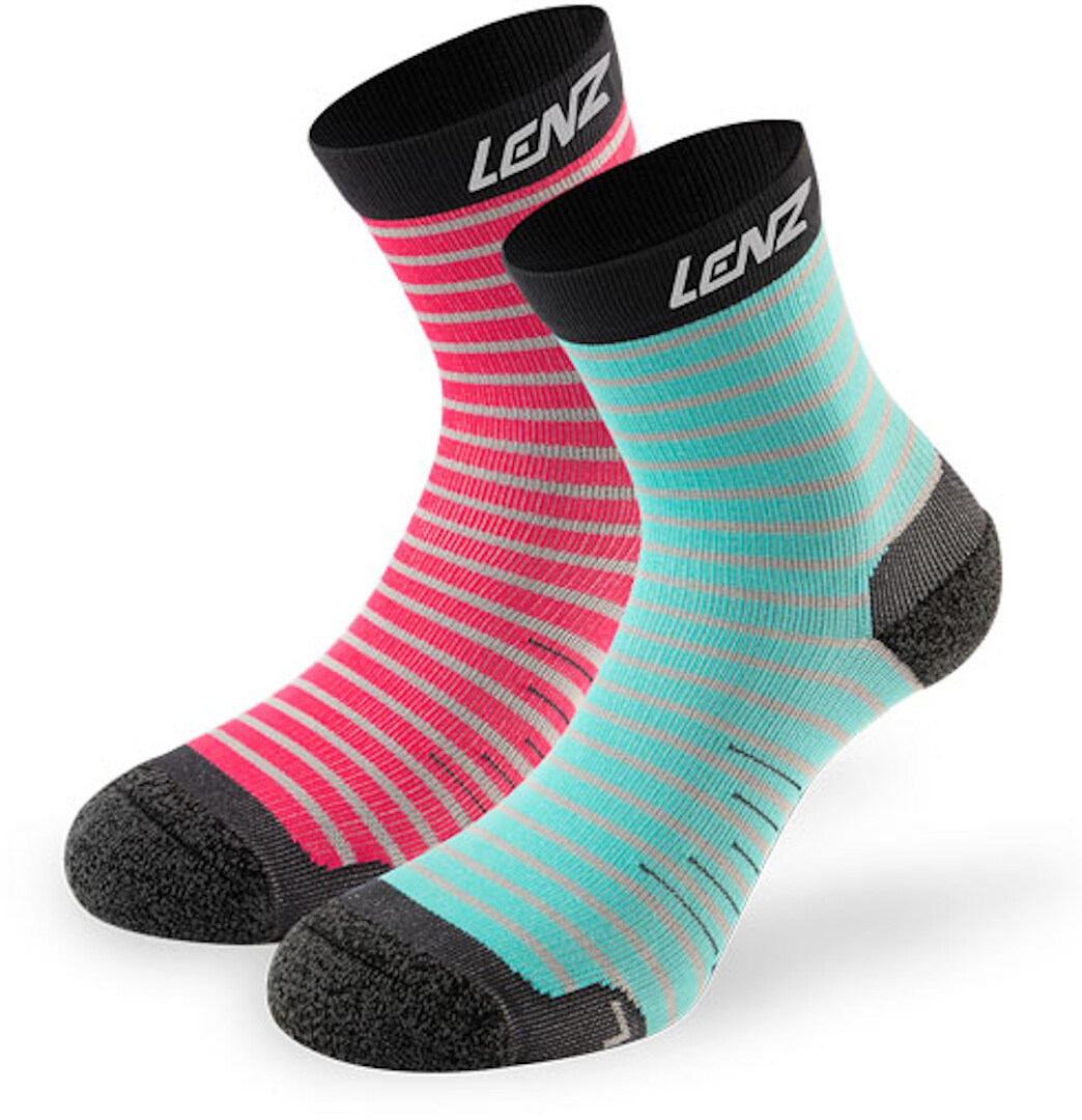 Lenz 1.0 Outdoor Șosete pentru copii Albastru deschis/roz 23-26 Figura 1