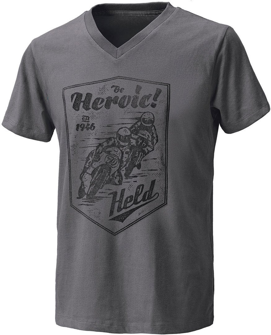 Held Be Heroic T-paita Harmaa/punainen 4XL Kuva 1