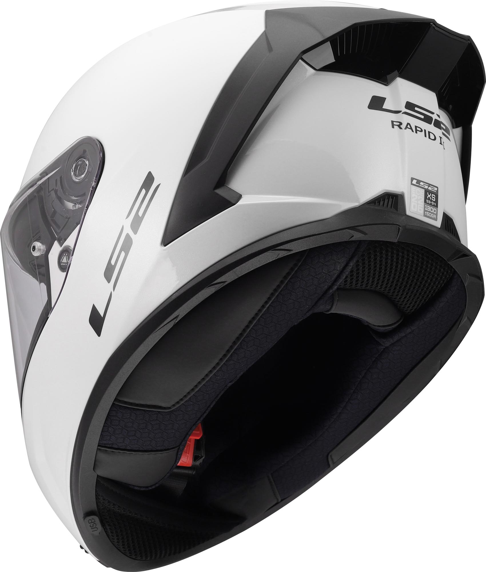 LS2 FF820 Rapid III Kask biały L (59/60) Rysunek 10