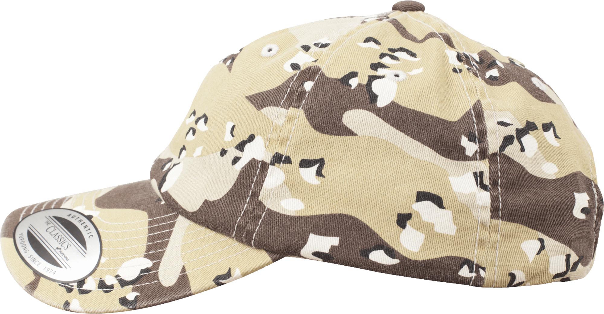 Brandit Low Profile Camo Washed Kappe camouflage/gelb Abbildung 2