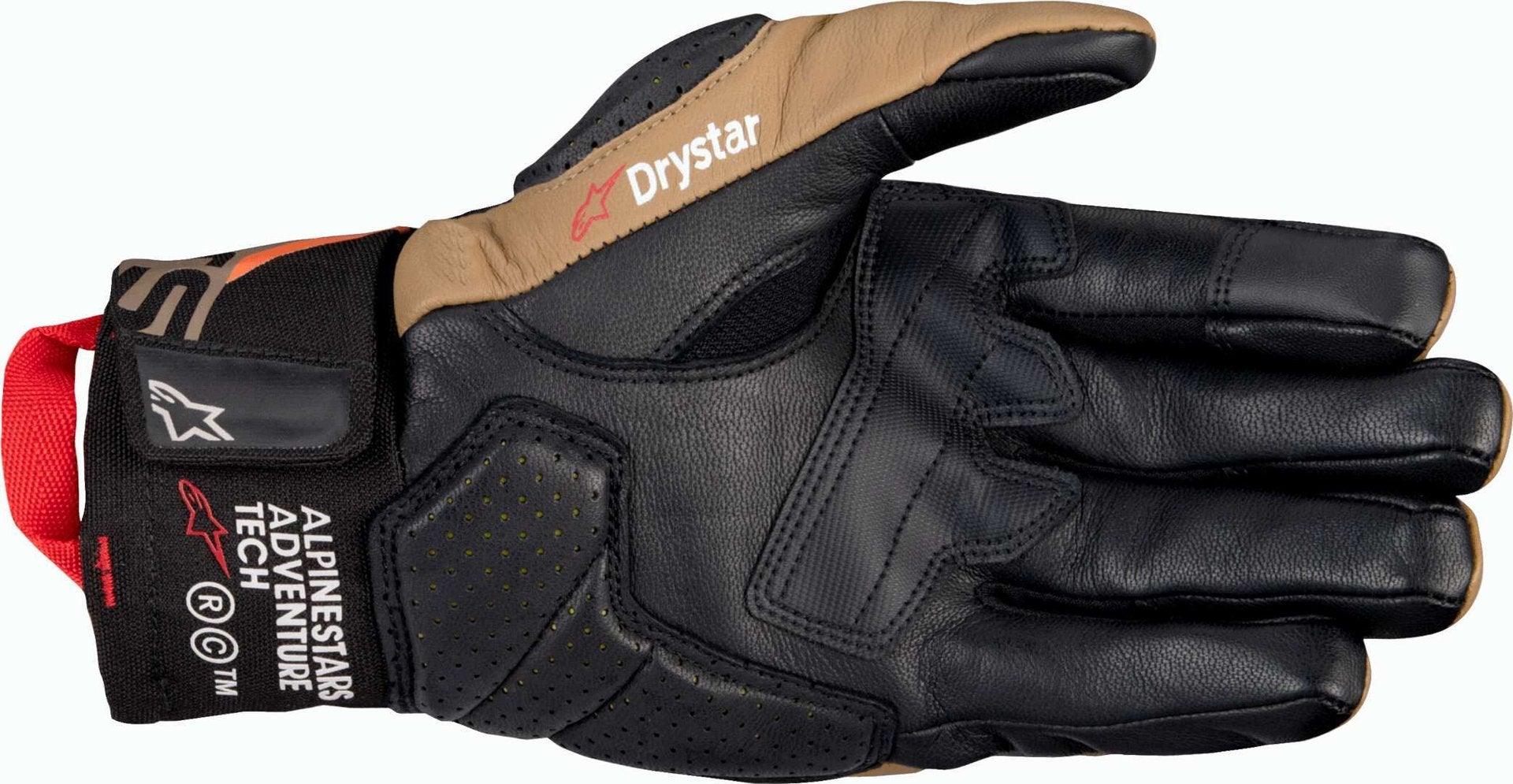 Alpinestars Belize v3 Drystar vandtætte motorcykelhandsker brun/sort L Figur 2