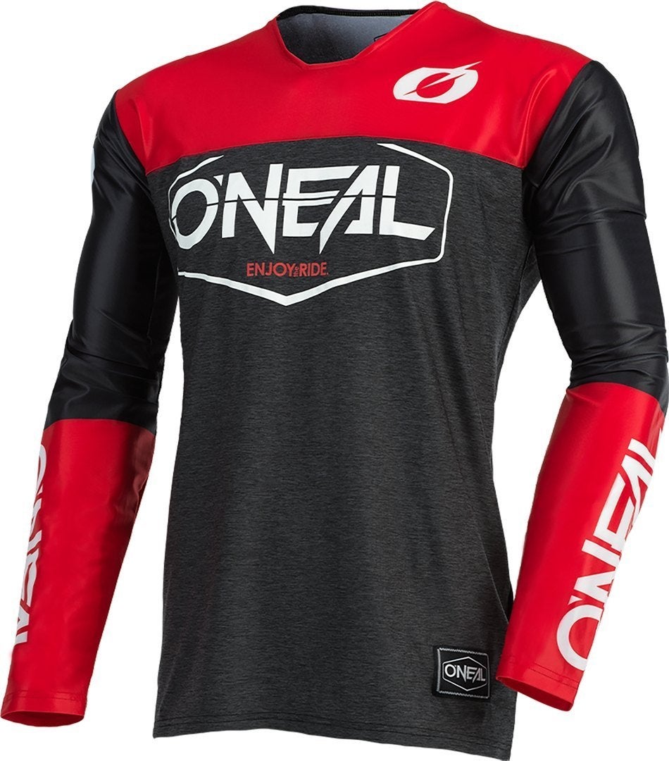 Oneal Mayhem Hexx Motocross Jersey sort/rød XL Figur 1