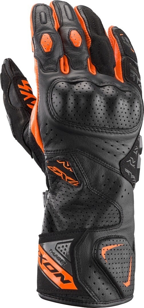 Ixon Thunder Air Motorcykel handsker sort/grå/orange L Figur 1