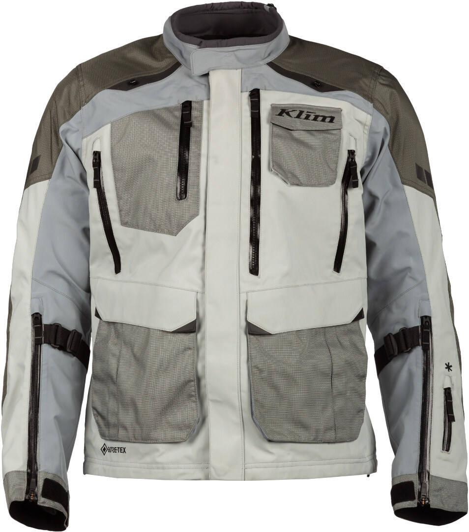 Klim Carlsbad Gore-Tex Motorrad Textiljacke hellgrau S Abbildung 5