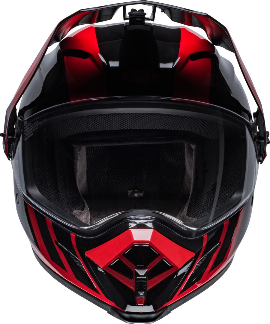Bell MX-9 Adventure MIPS Dash Cască de motocross Negru/Roșu XL Figura 4