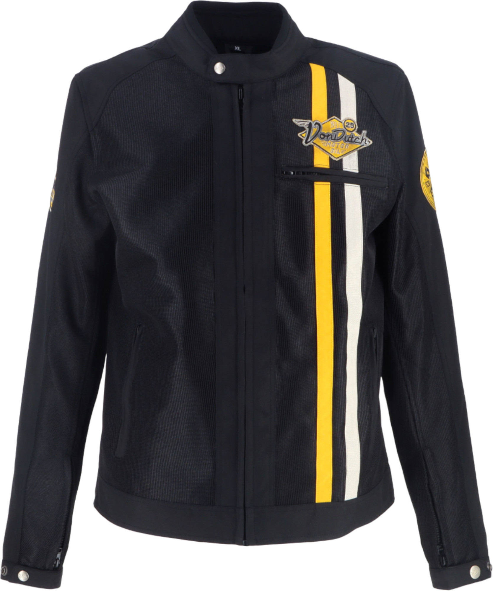 Von Dutch X Helstons Speed Racer Air Mesh Motorcycle Textile Jacket-image-627976124