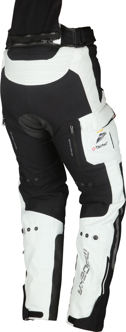 Modeka Panamericana Kära motorcykel textil byxor ljusgrå/svart 40 Figur 2