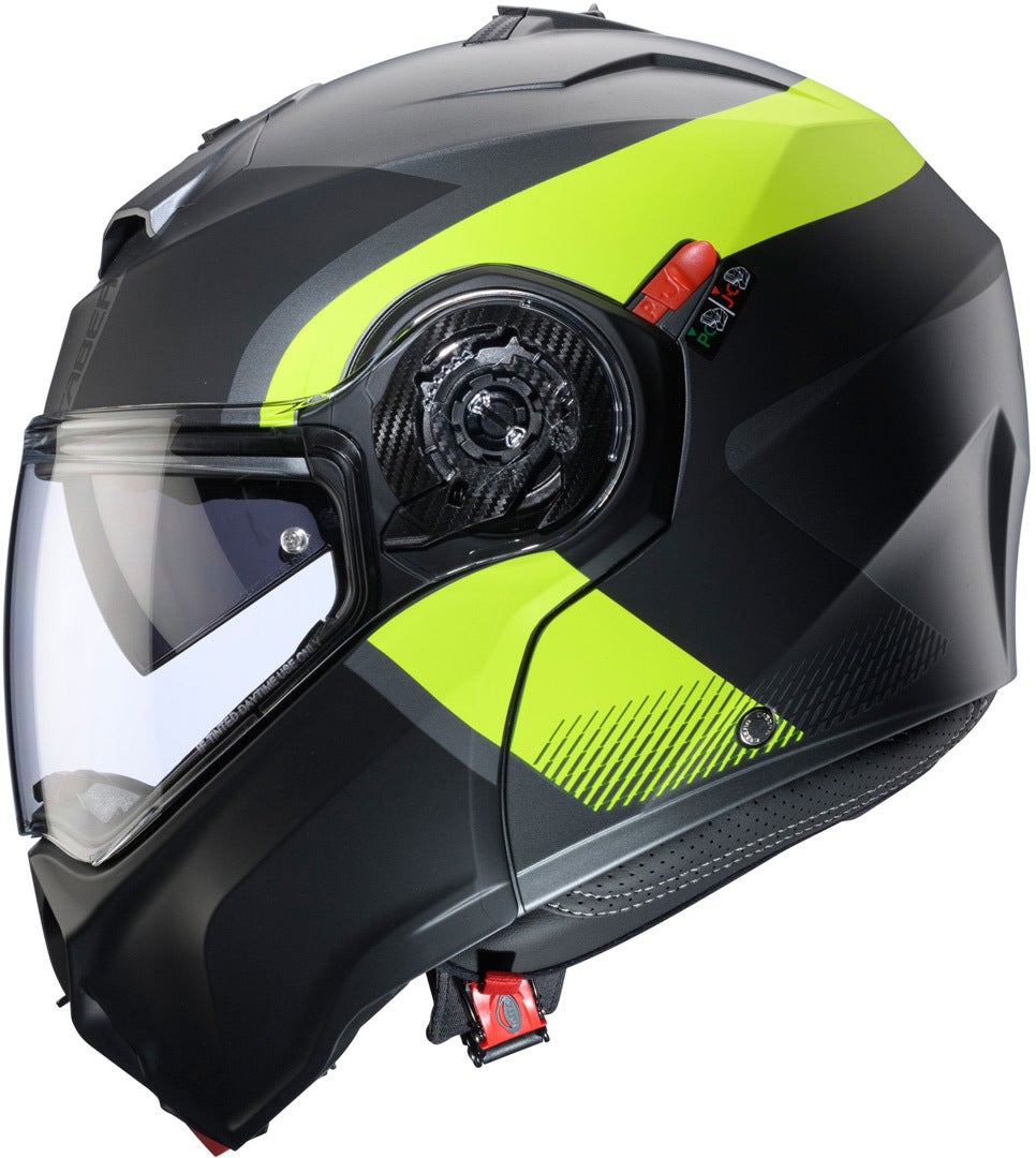 Caberg Duke Evo Indy Hjelm grå mat/gul S (55/56) Figur 4